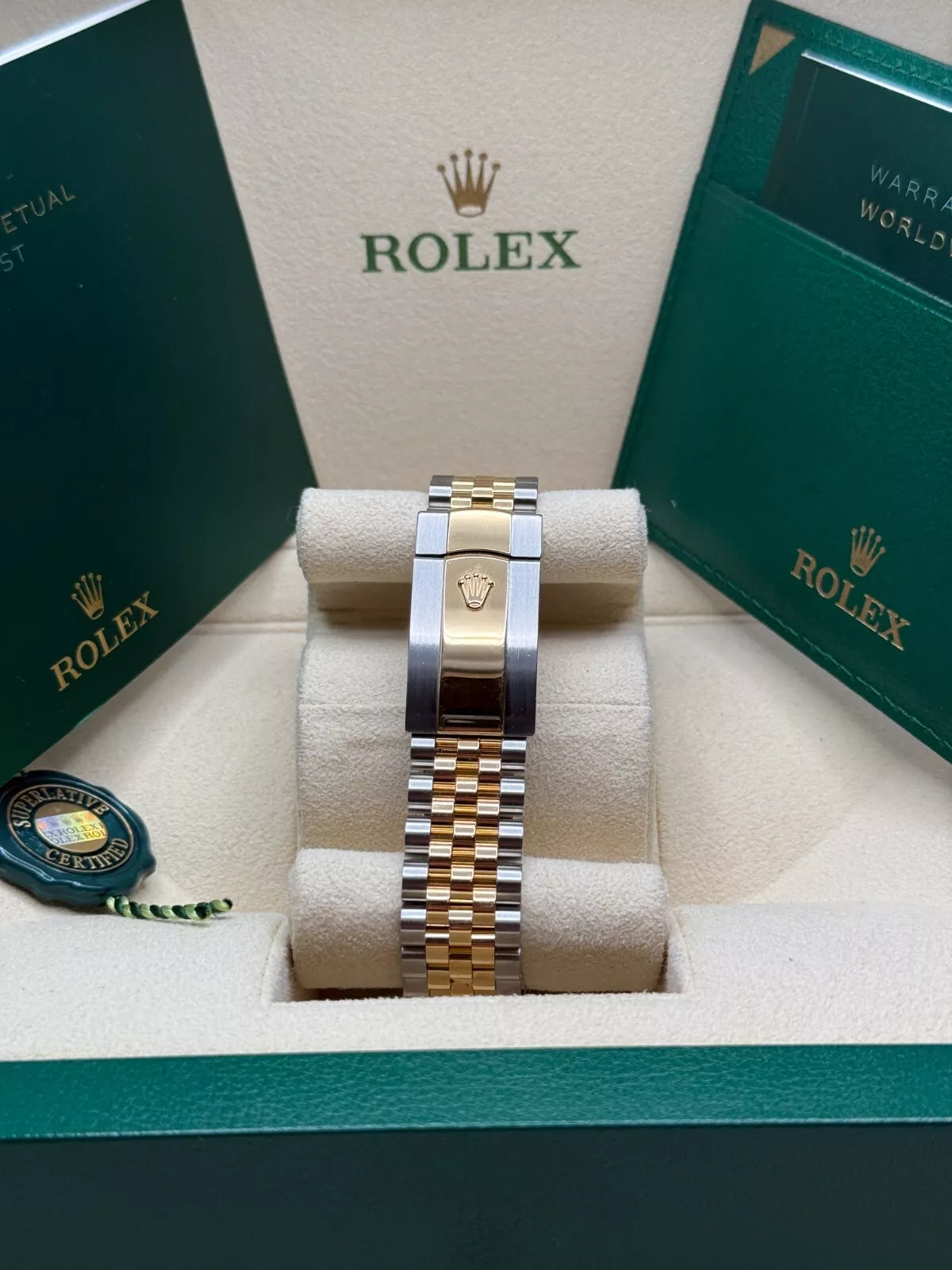 【Super Clone】ROLEX  Datejust 36mm 126233 White Index Dial Two-Tone Jubilee Bracelet Watch