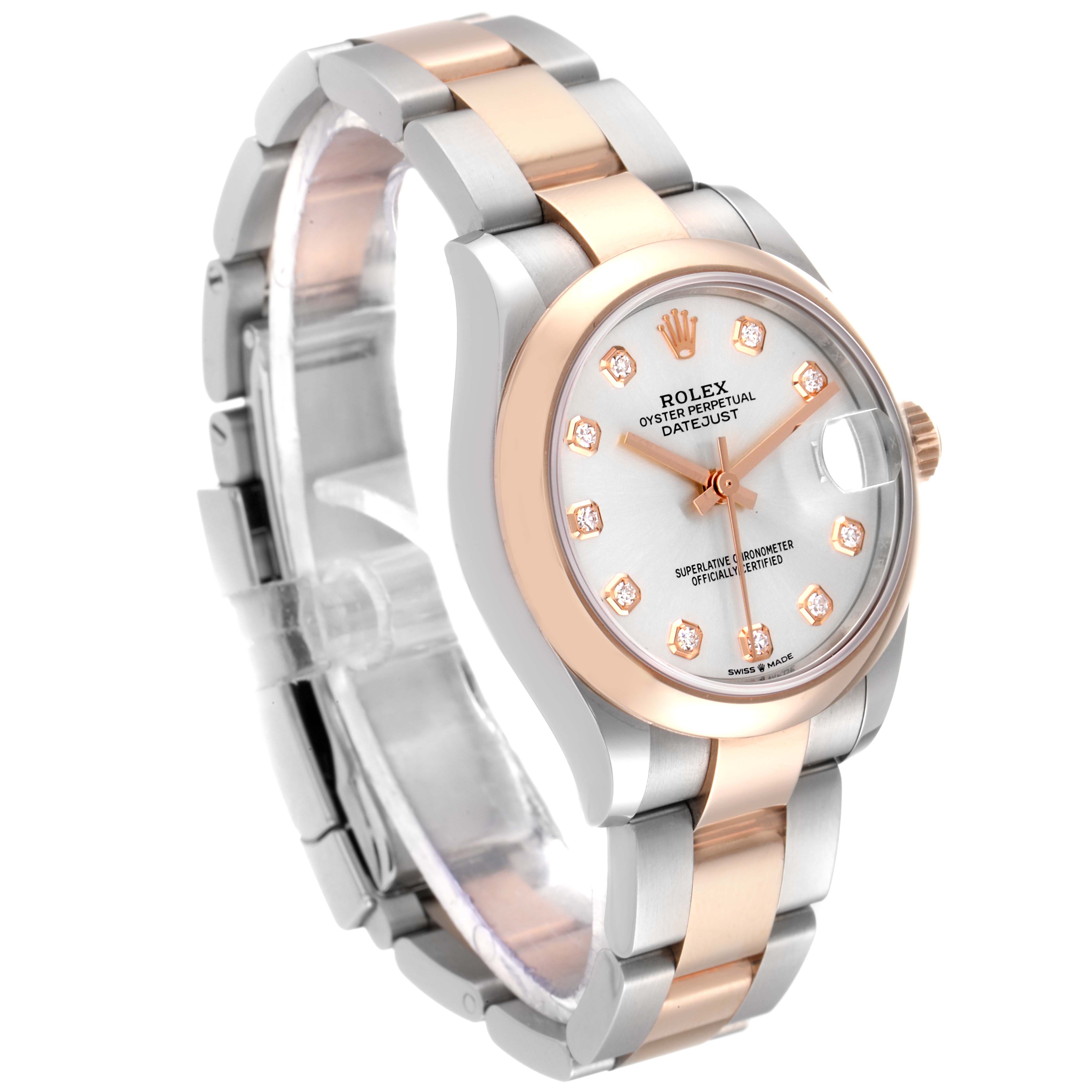 【Super Clone】ROLEX Datejust m278241-0015/0016 Silver 31mm Dial Oyster Bracelet Watch