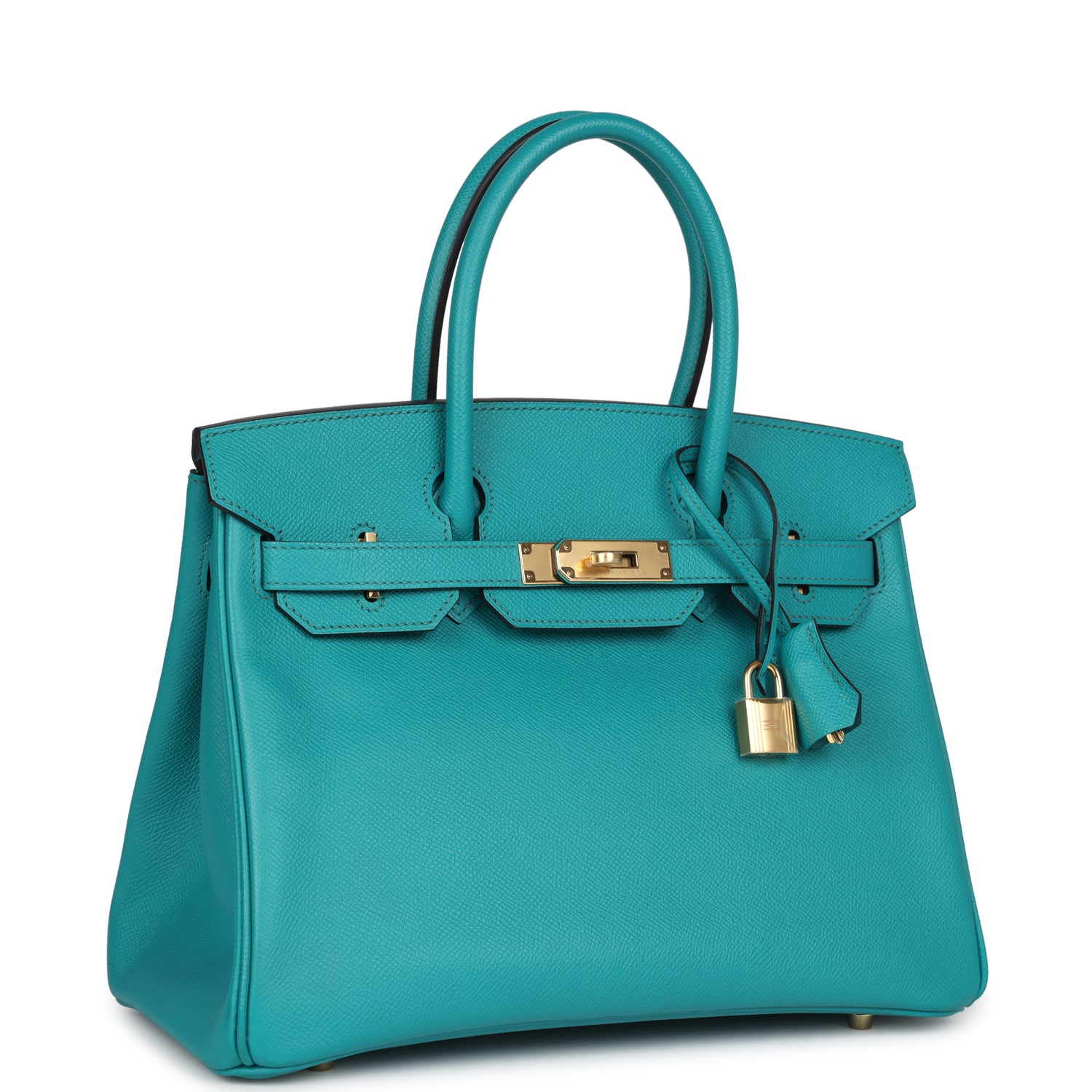 Hermès Birkin 30 Bleu Paon Epsom Gold Hardware