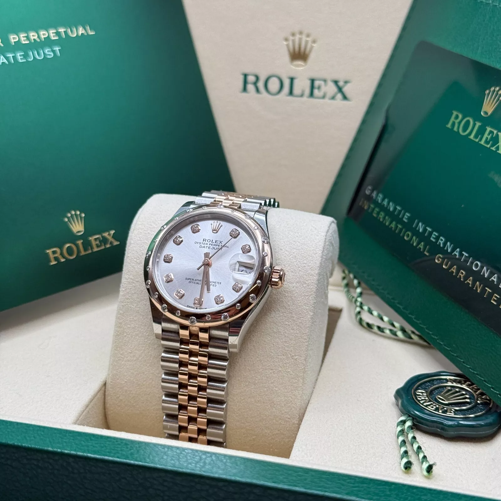 【Super Clone】ROLEX Datejust m278341-0015/0016 Silver Dial 31mm Oyster Bracelet