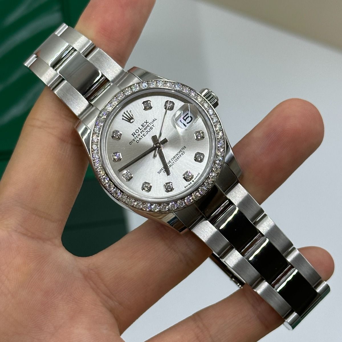 【Super Clone】ROLEX Datejust m278384RBR-0033/0034 Silver 31mm Dial Oyster Watch