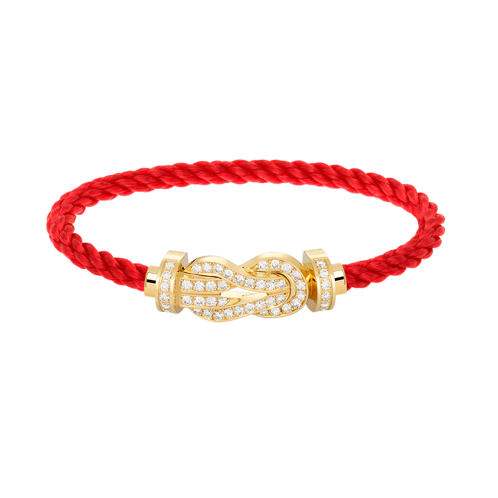 Regalia jewelryCHANCE LARGE 8 FIGURE BUCKLE FULLDIAMOND BRACELET GOLD