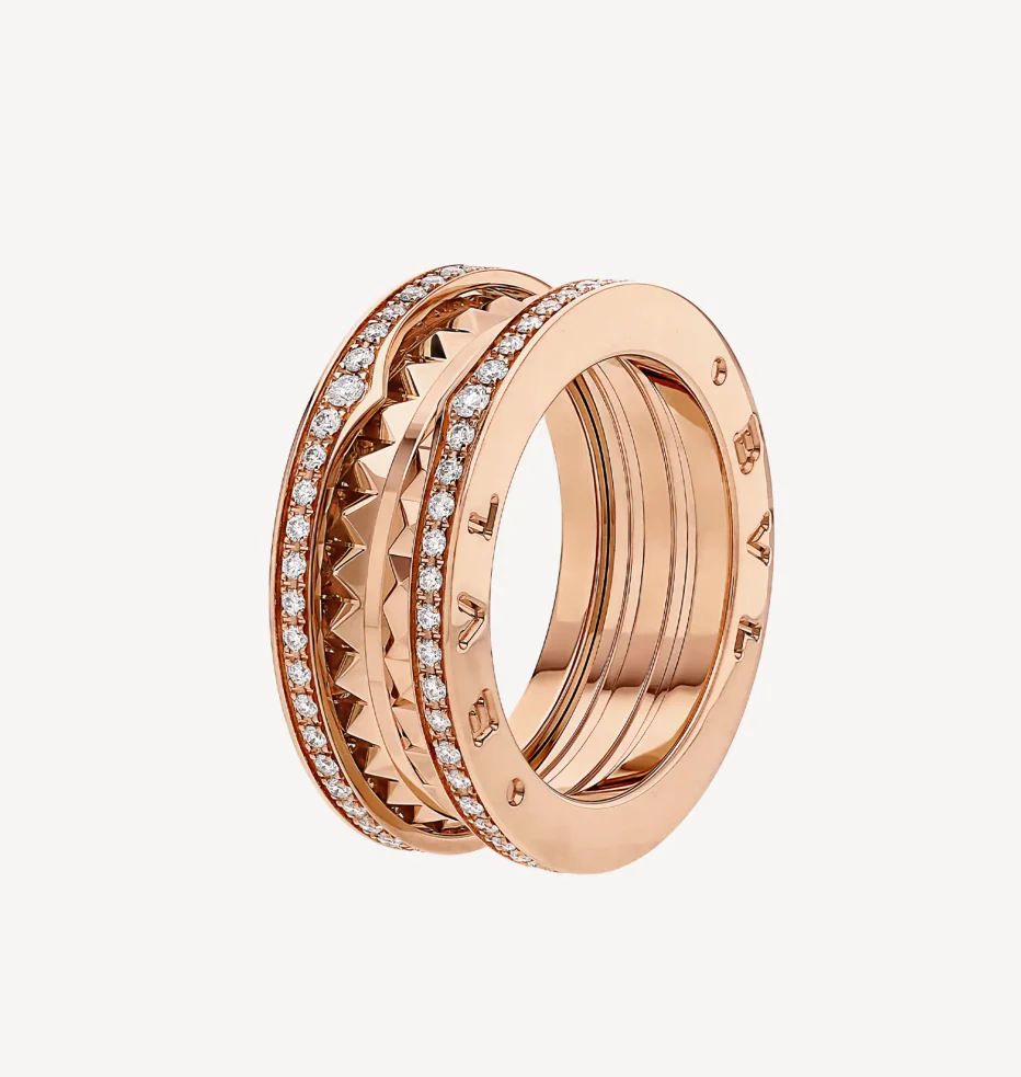 Regalia jewelryZERO 1 ROCK DIAMOND PINK GOLD