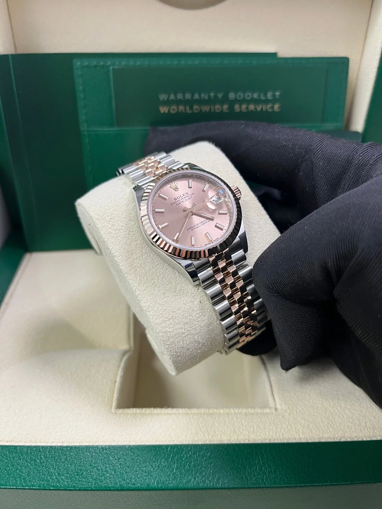 【Super Clone】ROLEX Datejust m278271-0009/0010 Rose 31mm Dial Oyster Bracelet Watch