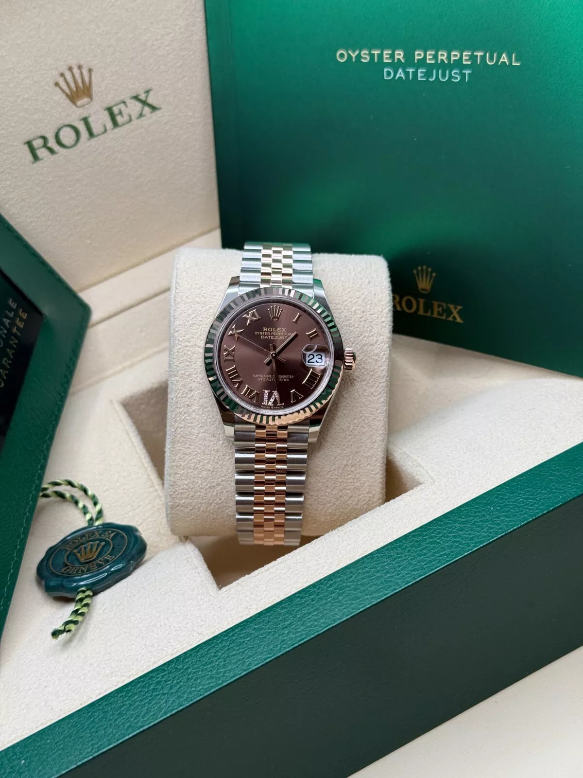 【Super Clone】ROLEX Datejust m278271-0003/0004 Chocolate 31mm Dial Oyster Bracelet Watch
