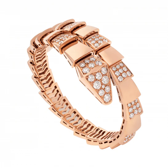 Regalia jewelrySERPENTI WIDE BRACELET PINK GOLD DIAMOND