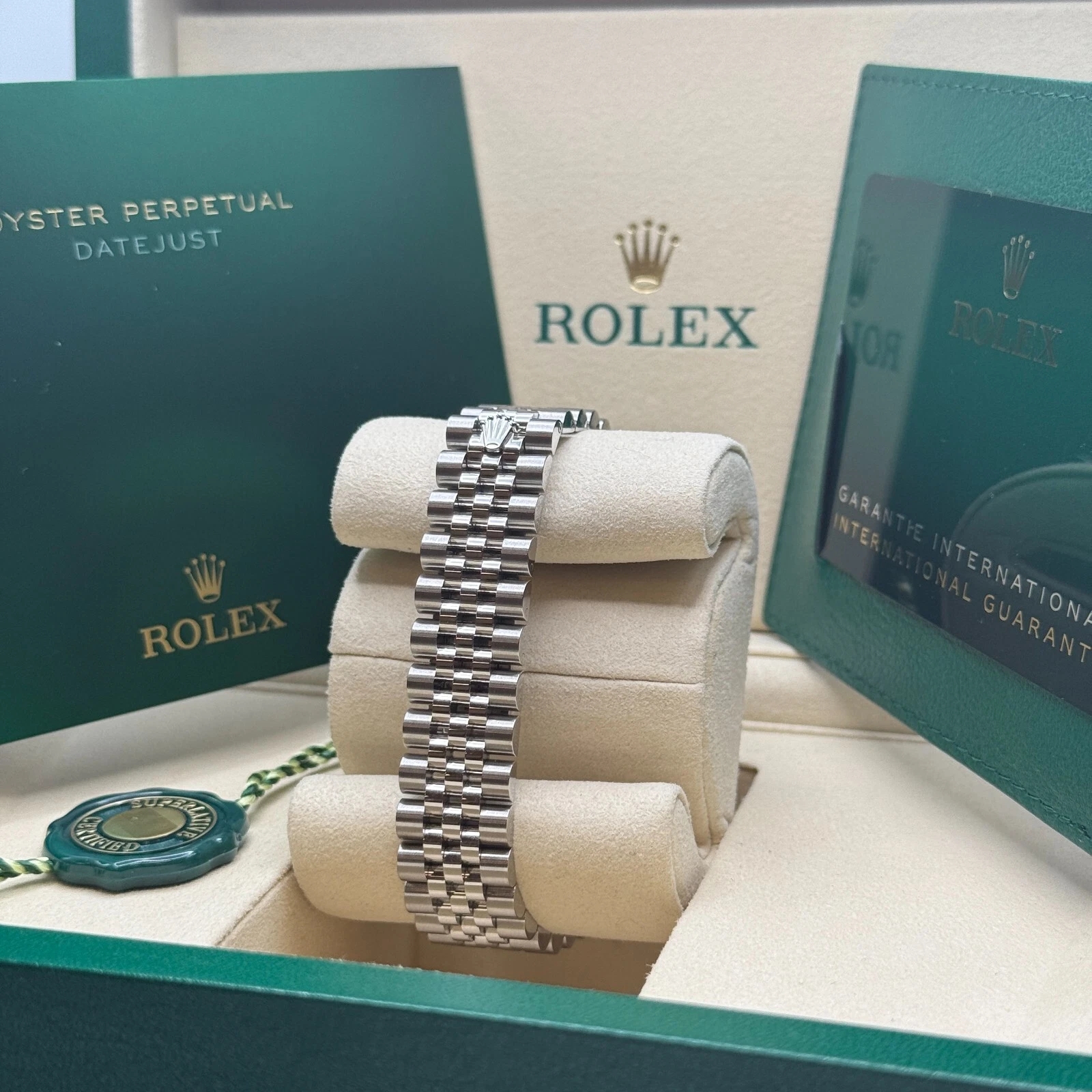 【Super Clone】ROLEX Datejust m278344-0033/0034 Pink Dial 31mm Domed Diamond Oyster Watch