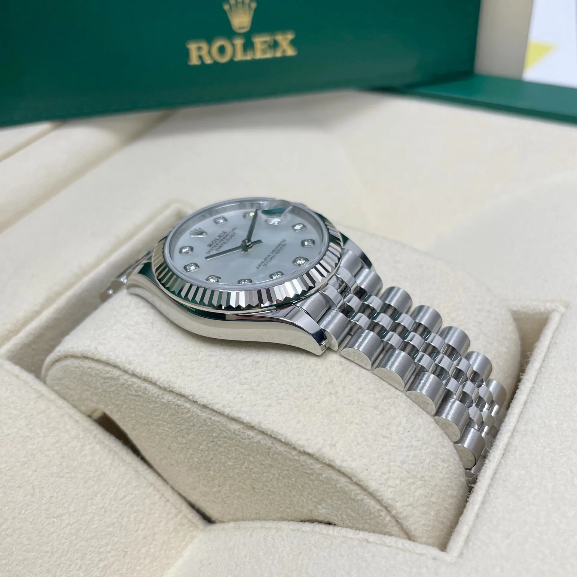【Super Clone】ROLEX Datejust m278274-0005/0006 31mm Mother-of-Pearl 31mm Dial Oyster Watch
