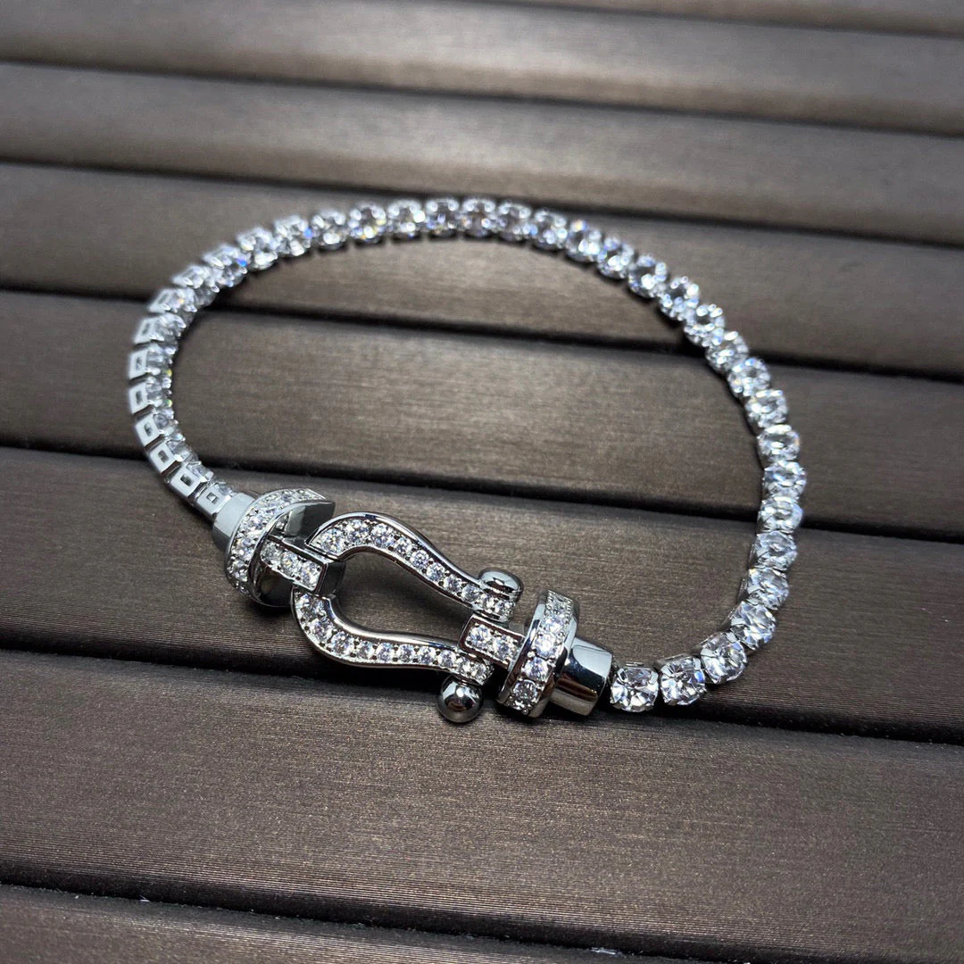Regalia jewelryFORCE  HORSESHOE  DIAMOND TENNIS BRACELET