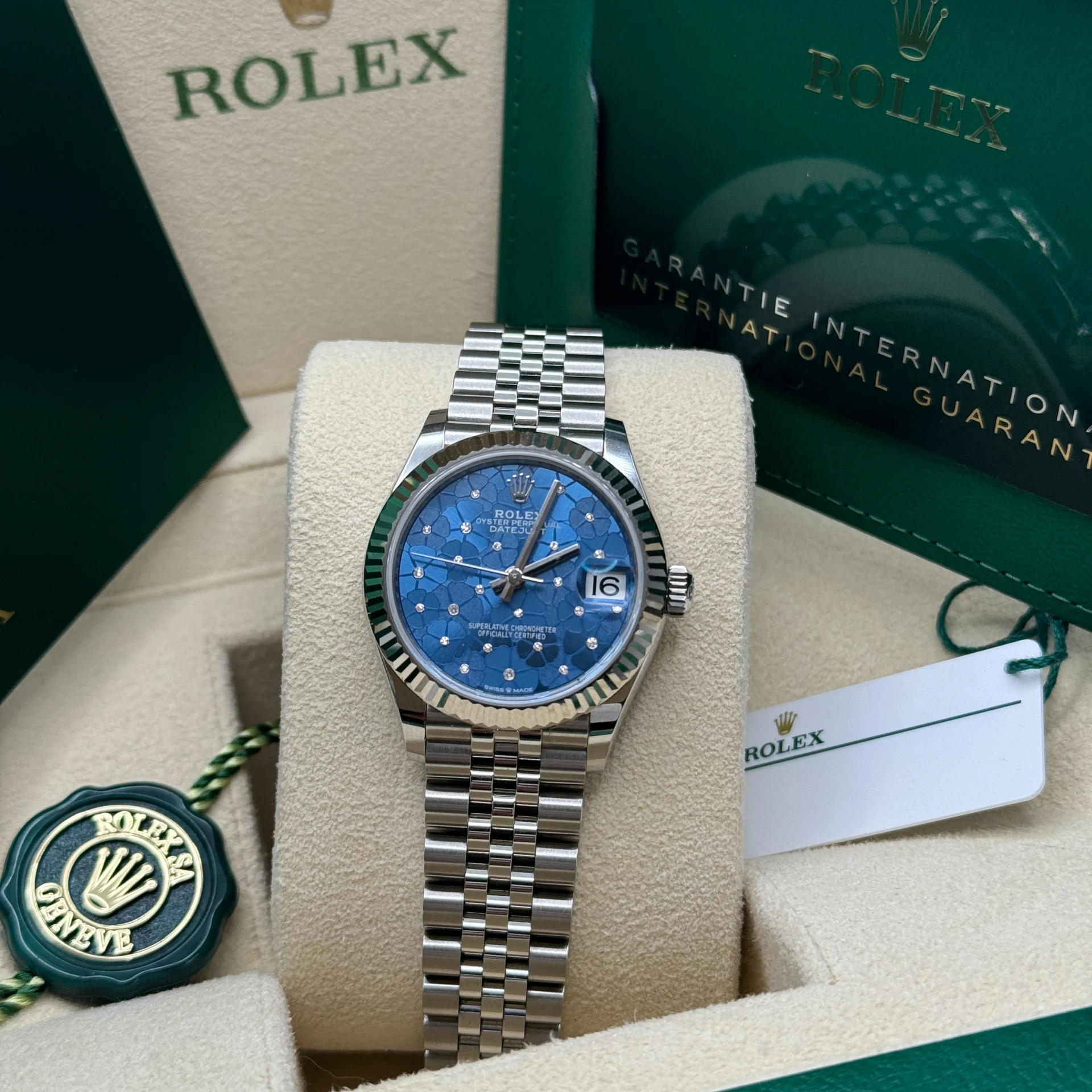 【Super Clone】ROLEX Datejust m278274-0035/0036 Azzurro Blue Dial Oyster Watch