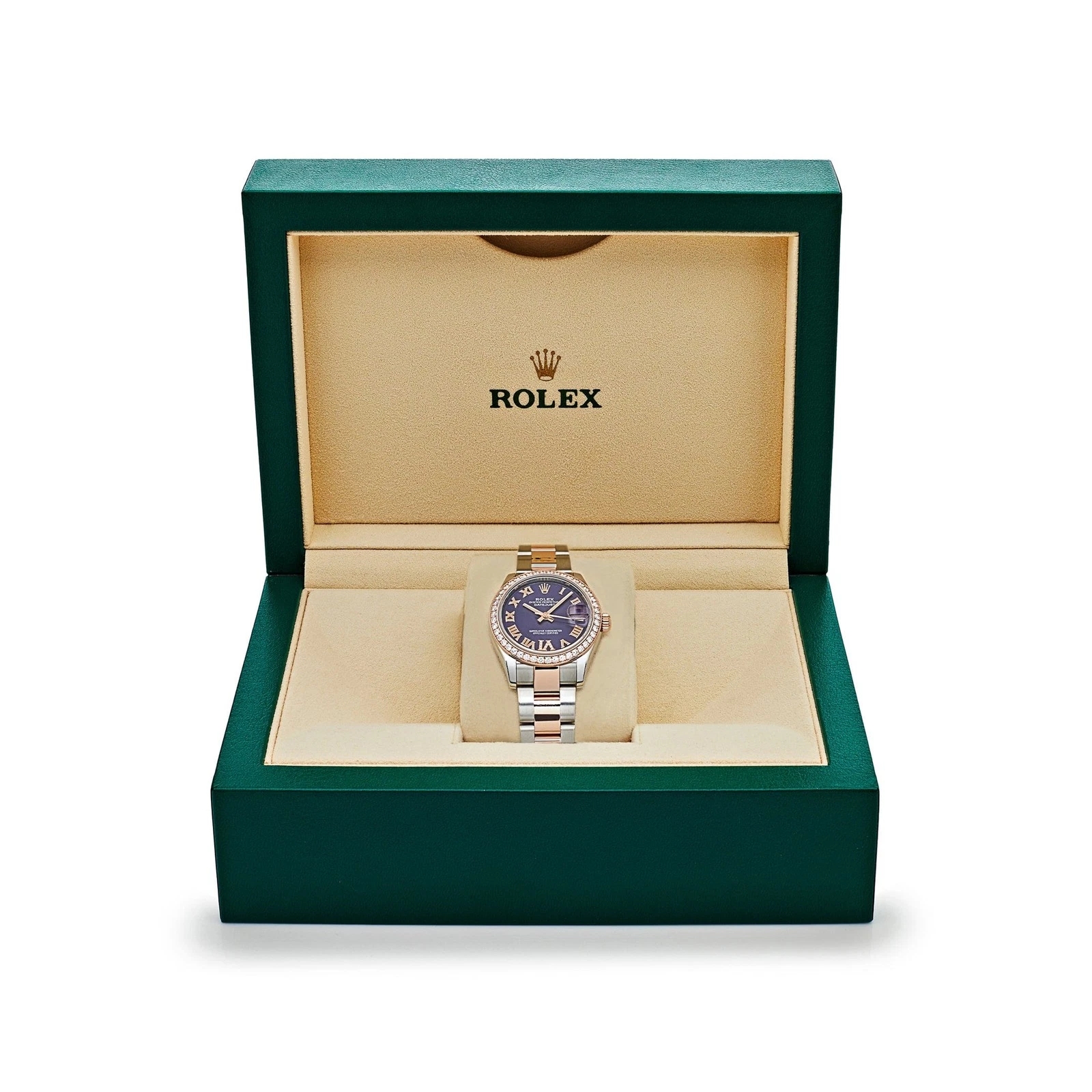 【Super Clone】ROLEX Datejust m278381-0015/0016 Aubergine Roman Dial 31mm Oyster Bracelet