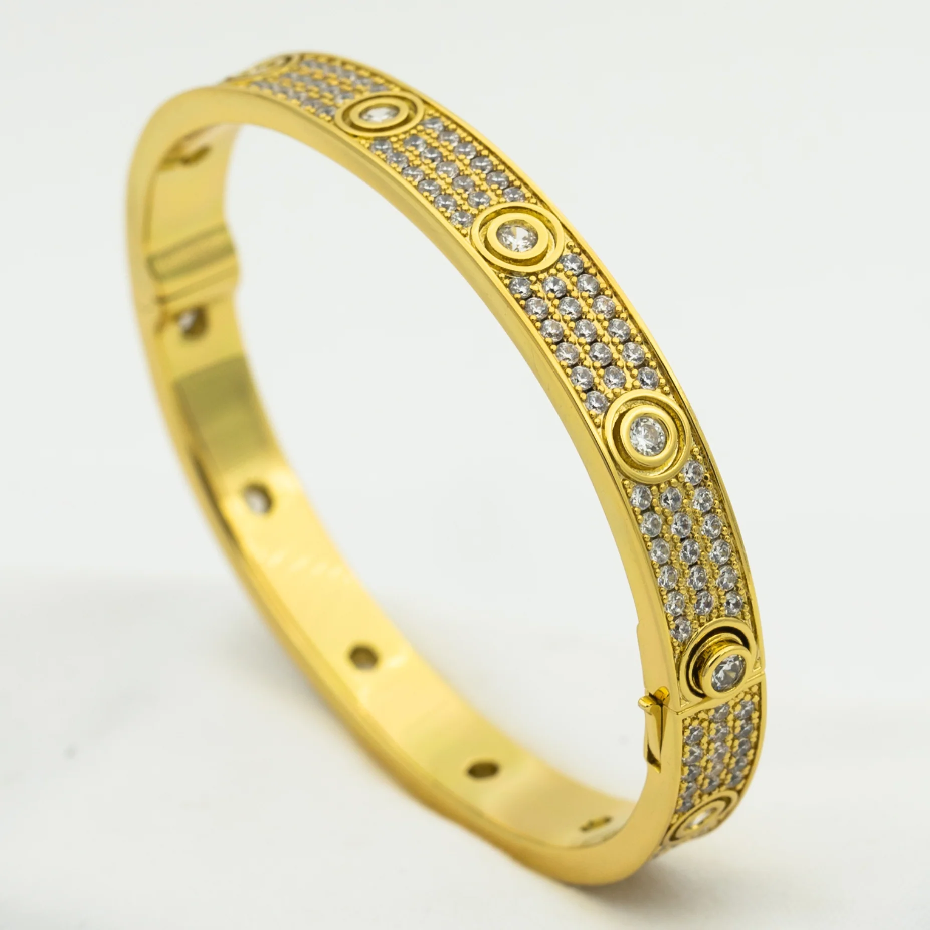 Regalia jewelryLOVE BRACELET 6.1MM DIAMOND-PAVED 10 BIG DIAMONDS