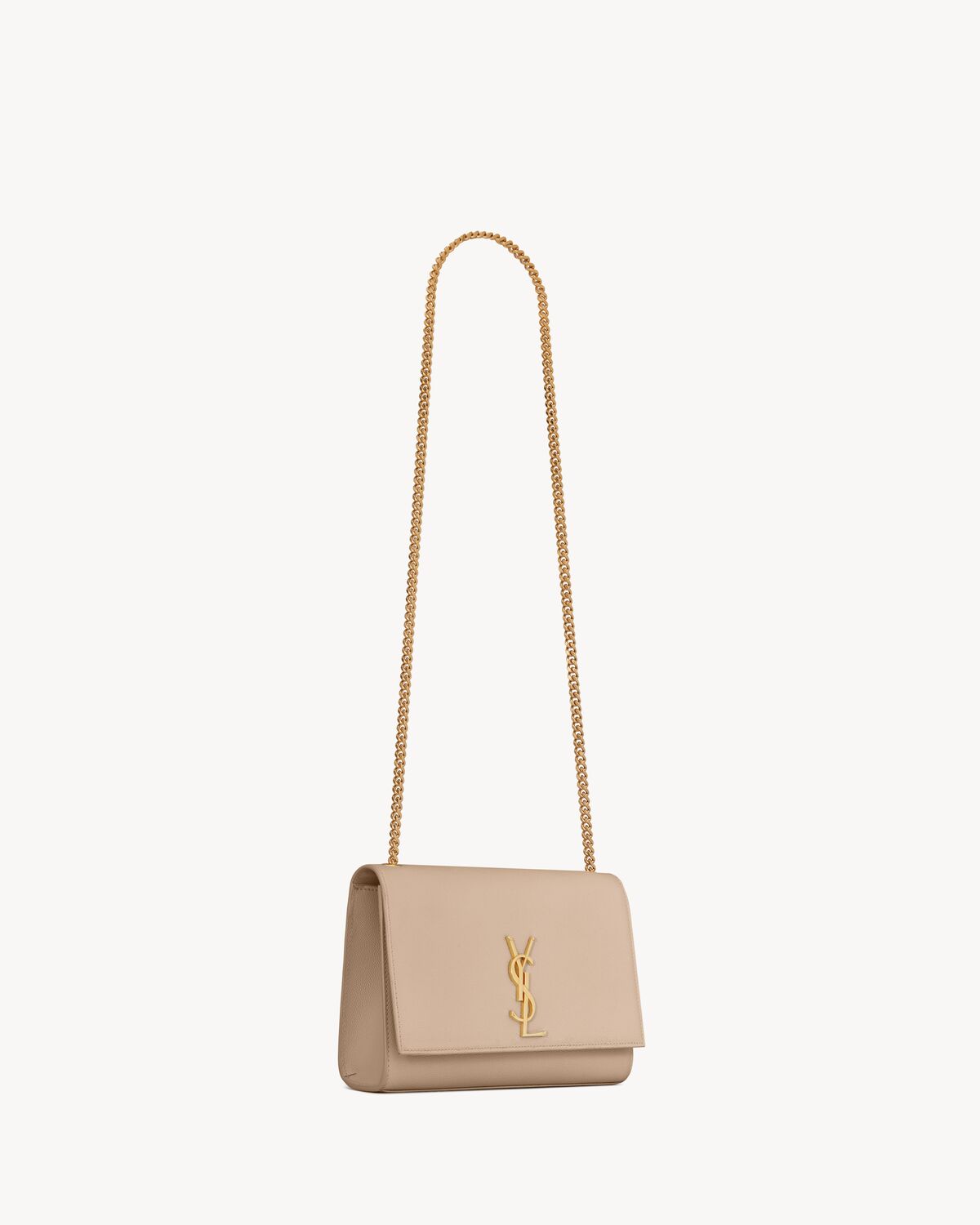 YSL Kate Medium in Grain De Poudre Embossed Leather