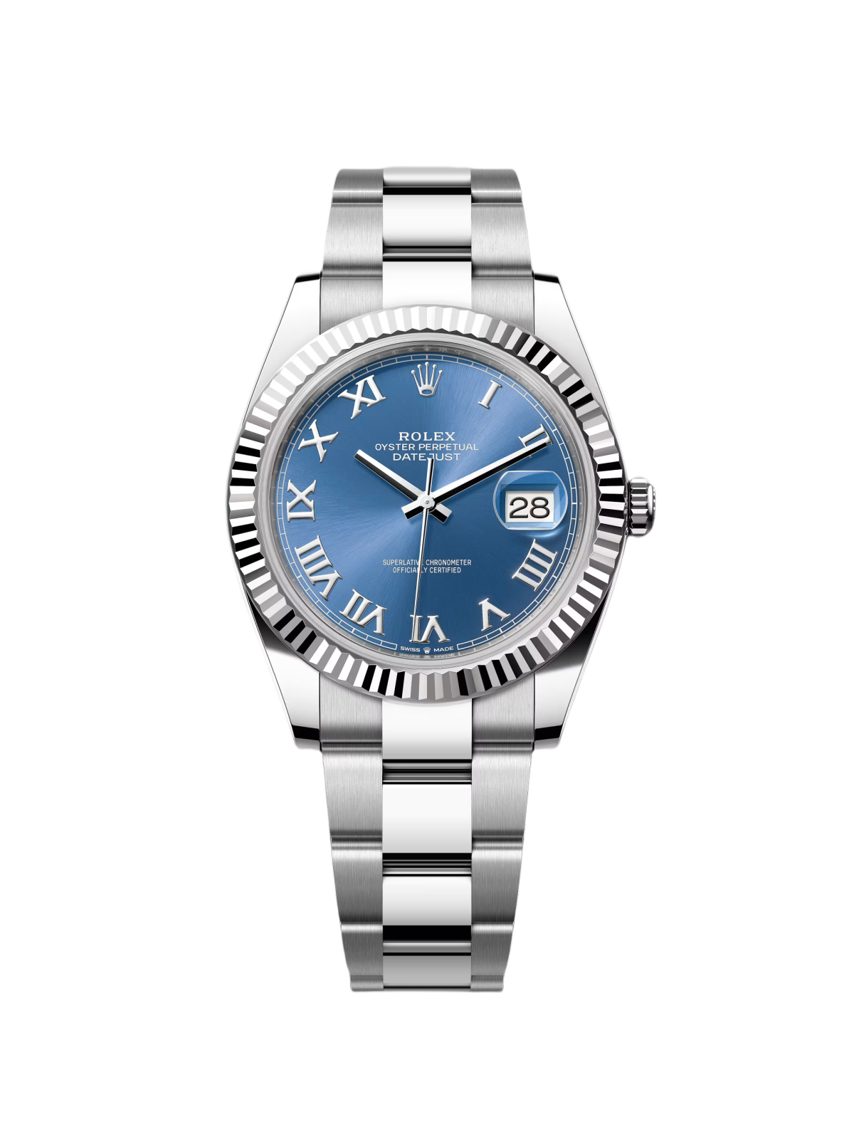 【Super Clone】ROLEX  Datejust 41mm 126334 Blue Roman Oyster Stainless Steel Men's Watch