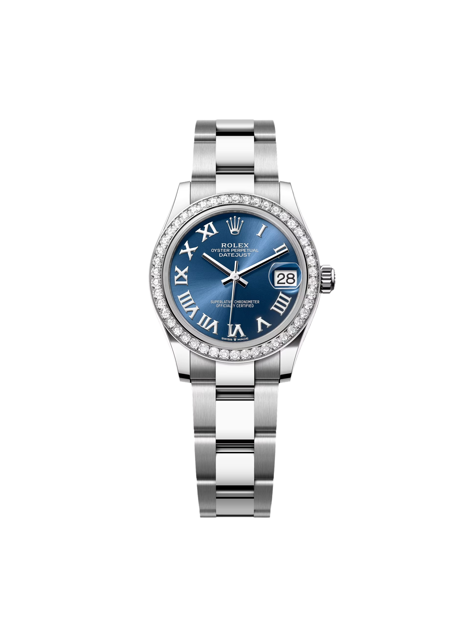 【Super Clone】ROLEX  Datejust m278384RBR-0037/0038 Bright Blue 31mm Dial Oyster Watch