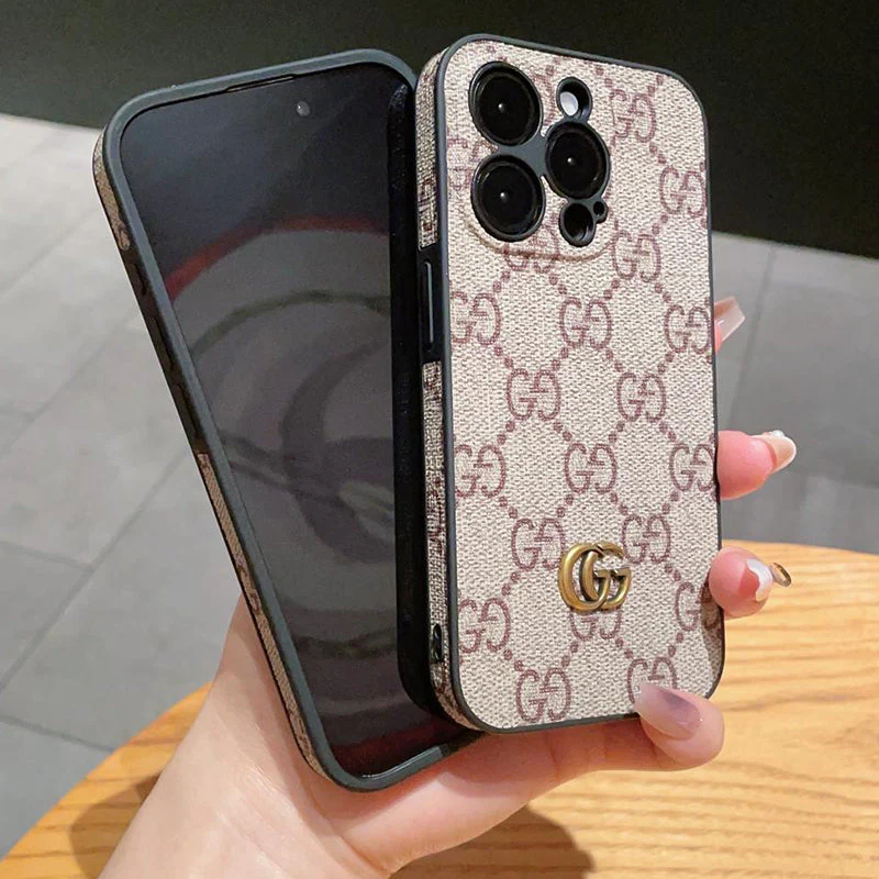 Classic GG iPhone Case GG Leather