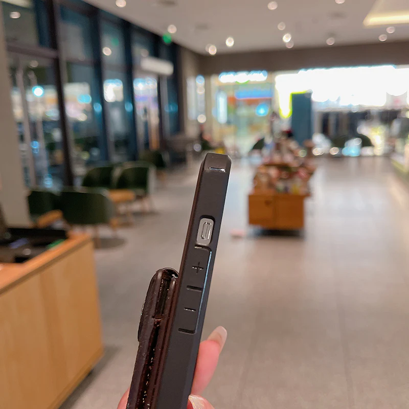 Monogram iPhone Case With Purse Brown