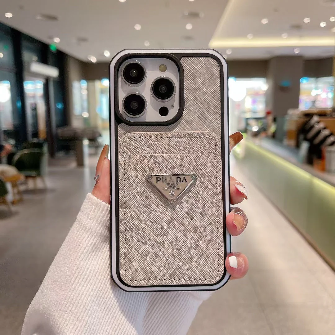 Luxury PR-Inspired Phone Case with Card Holder