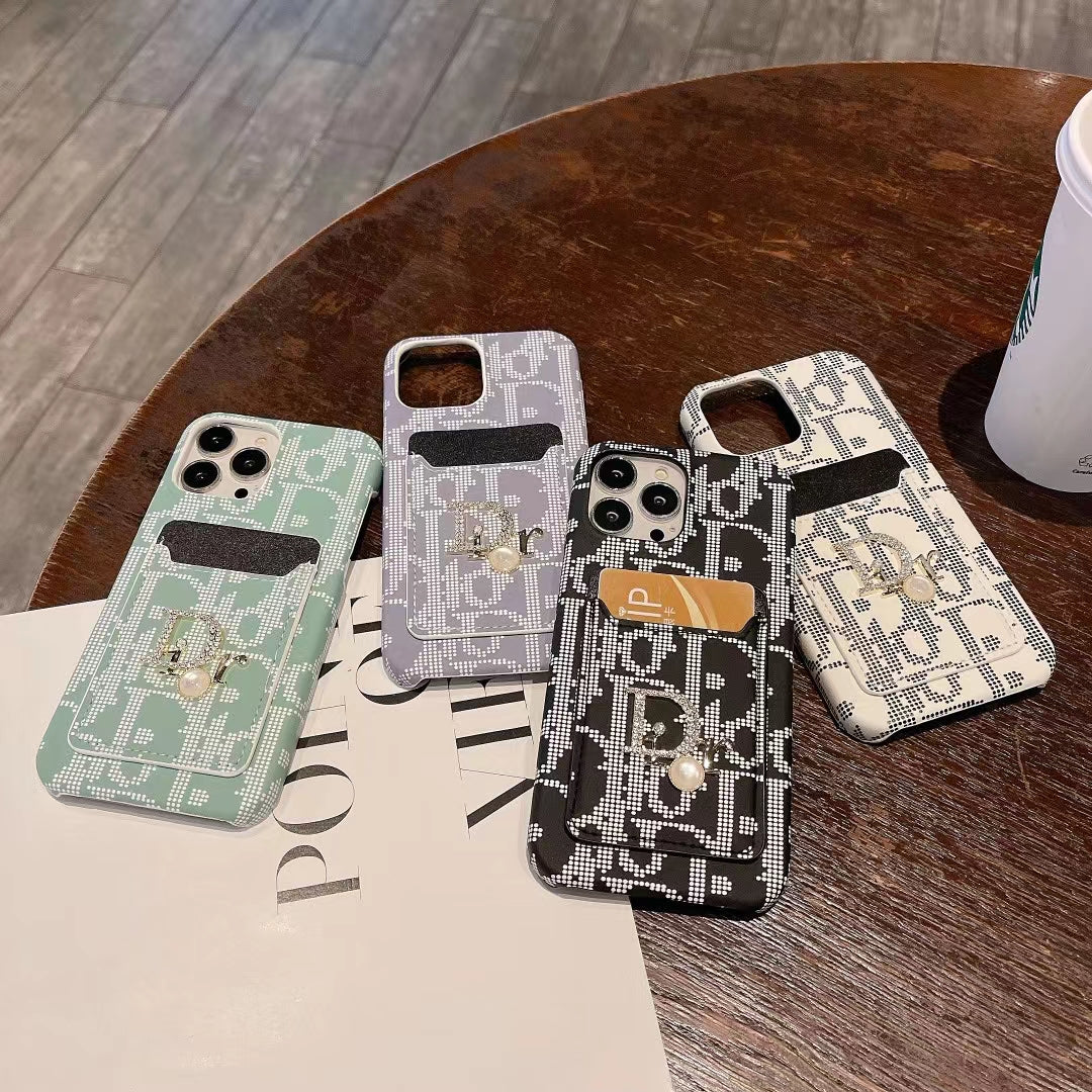 CD Trendy Card Pocket Case for iPhone