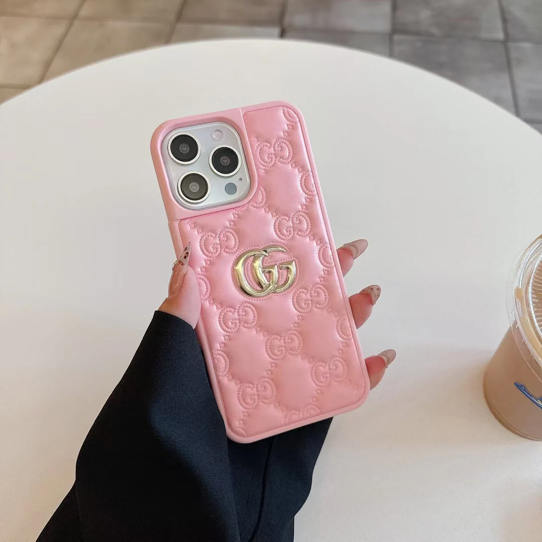Luxury GG Quilted Lady Phone Case