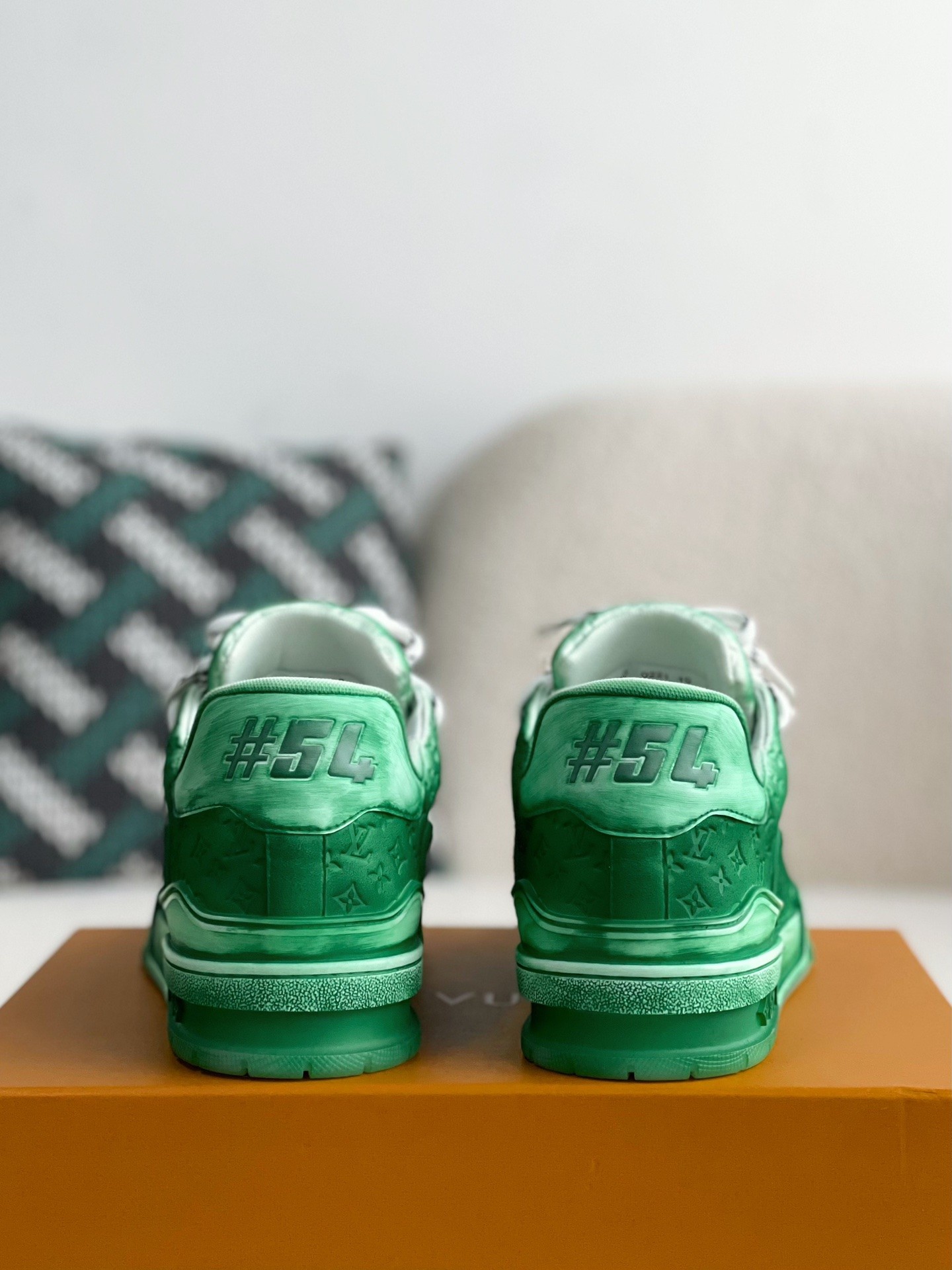 「#3564」 LOUIS VUITTON TRAINER SNEAKERS