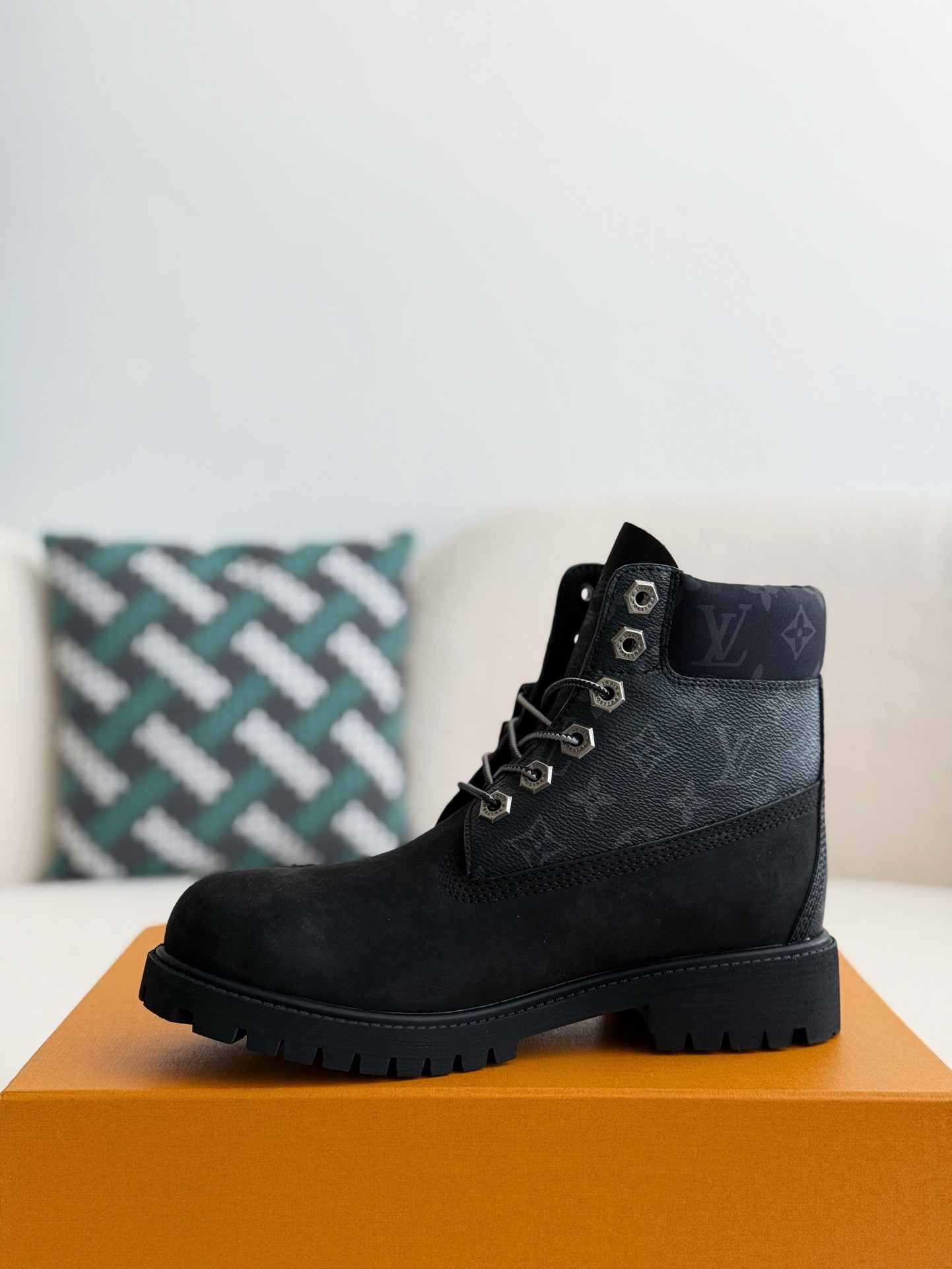 「#3839」Louis Vuitton x Timberland boots/Martin boots/boots