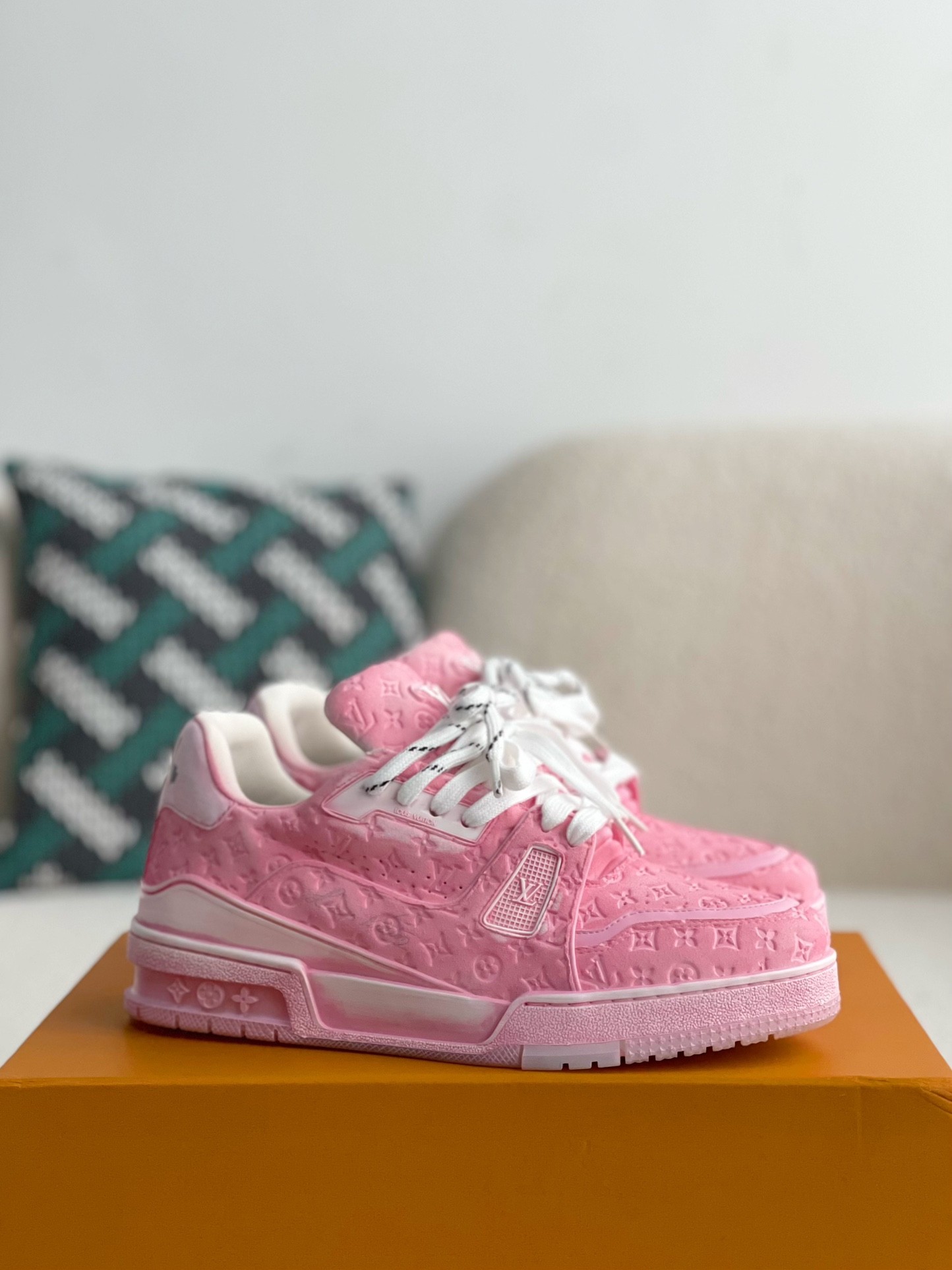 「#3565」 LOUIS VUITTON TRAINER SNEAKERS