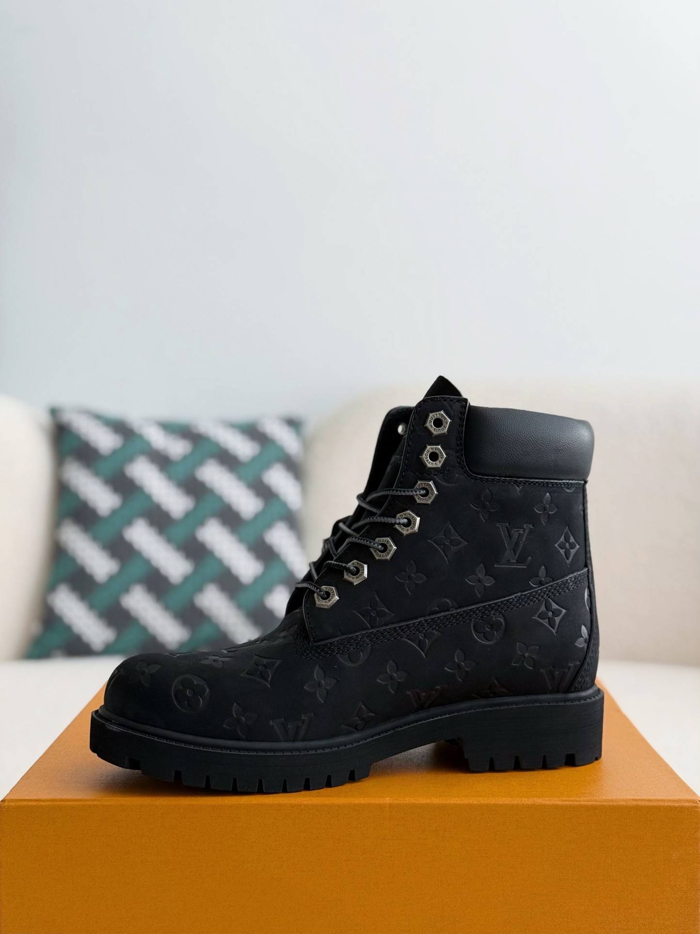 「#3803」Louis Vuitton x Timberland boots/Martin boots/boots