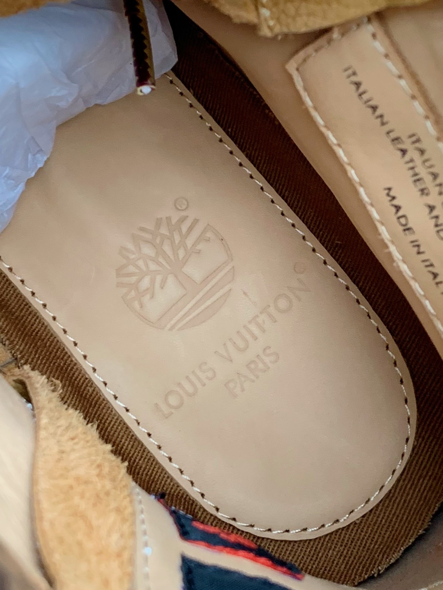 「#3574」louis vuitton & timberland Martin boots