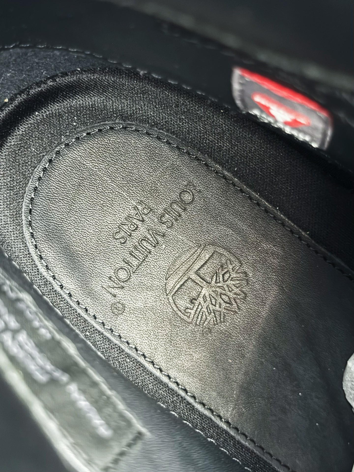 「#3581」louis vuitton & timberland Black boots/Martin boots/boots