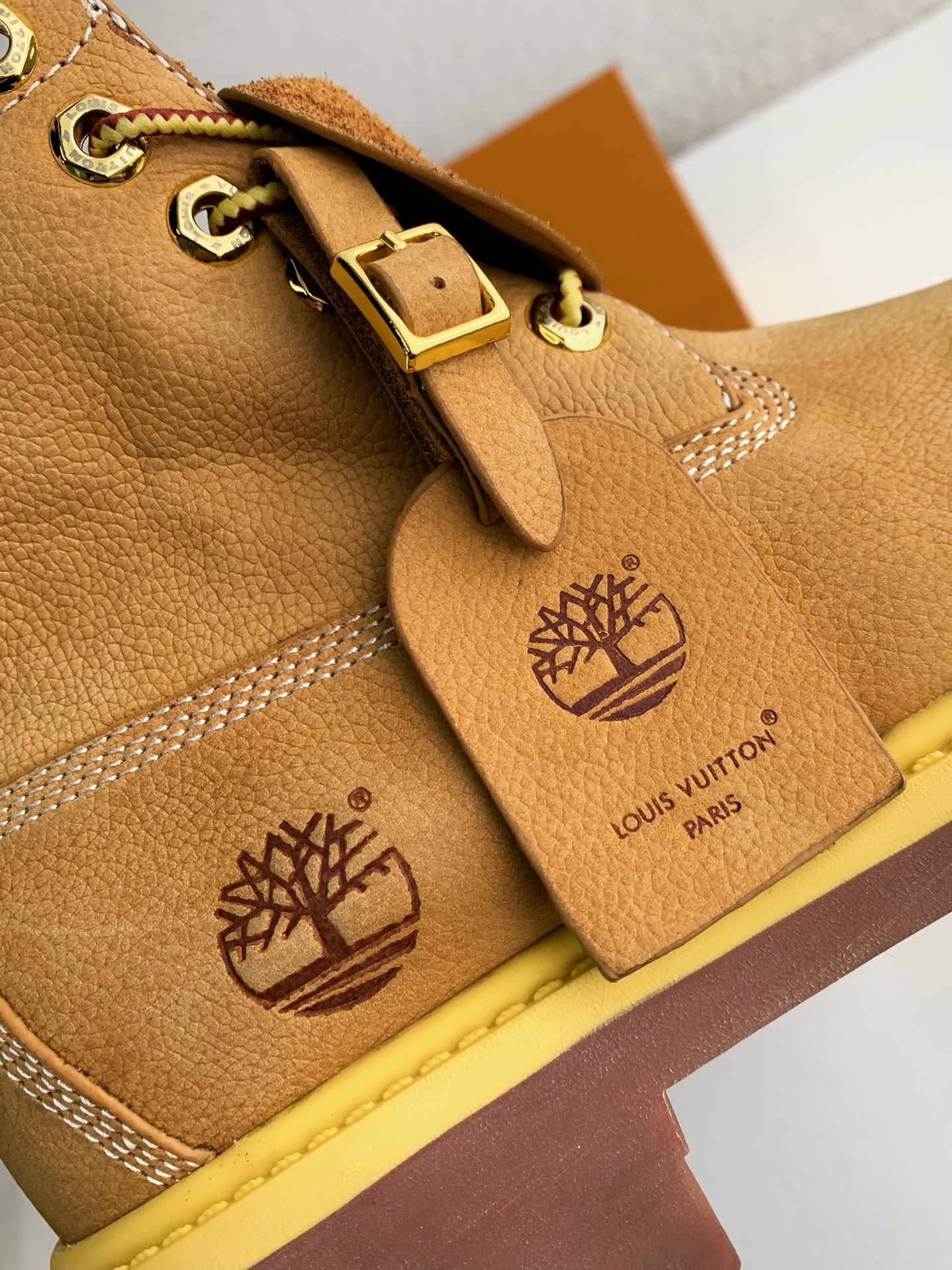 「#3574」louis vuitton & timberland Martin boots