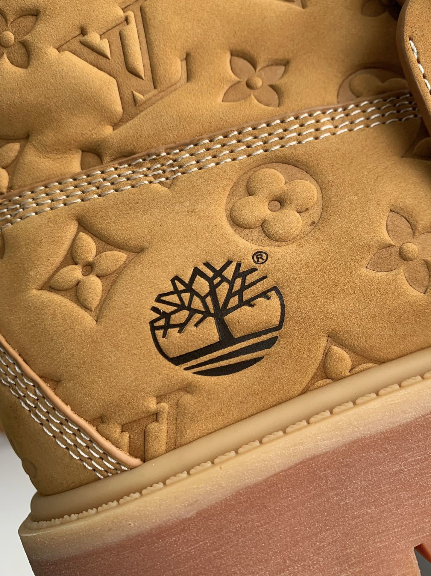 Louis Vuitton x Timberland yellow boots/Martin boots/boots
