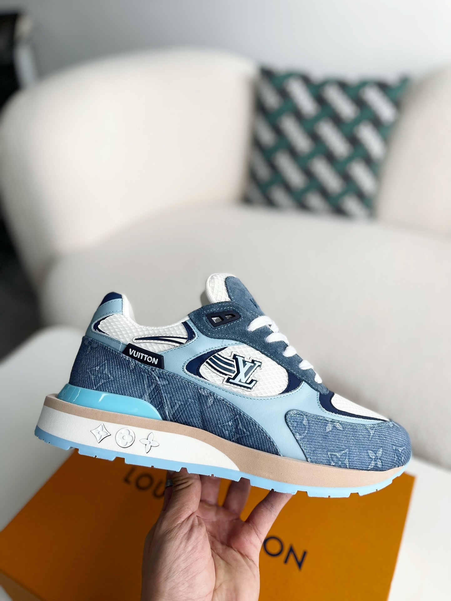 「#3258」LOUIS VUITTON Low-top running shoes