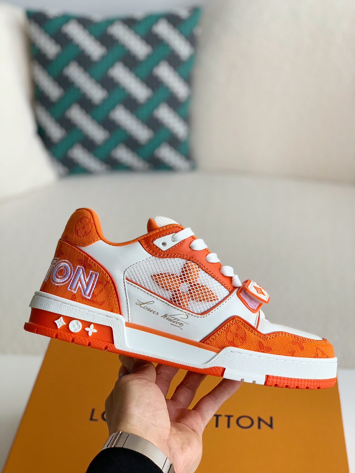 「#1985」Louis Vuitton Trainer Sneakers Top quality