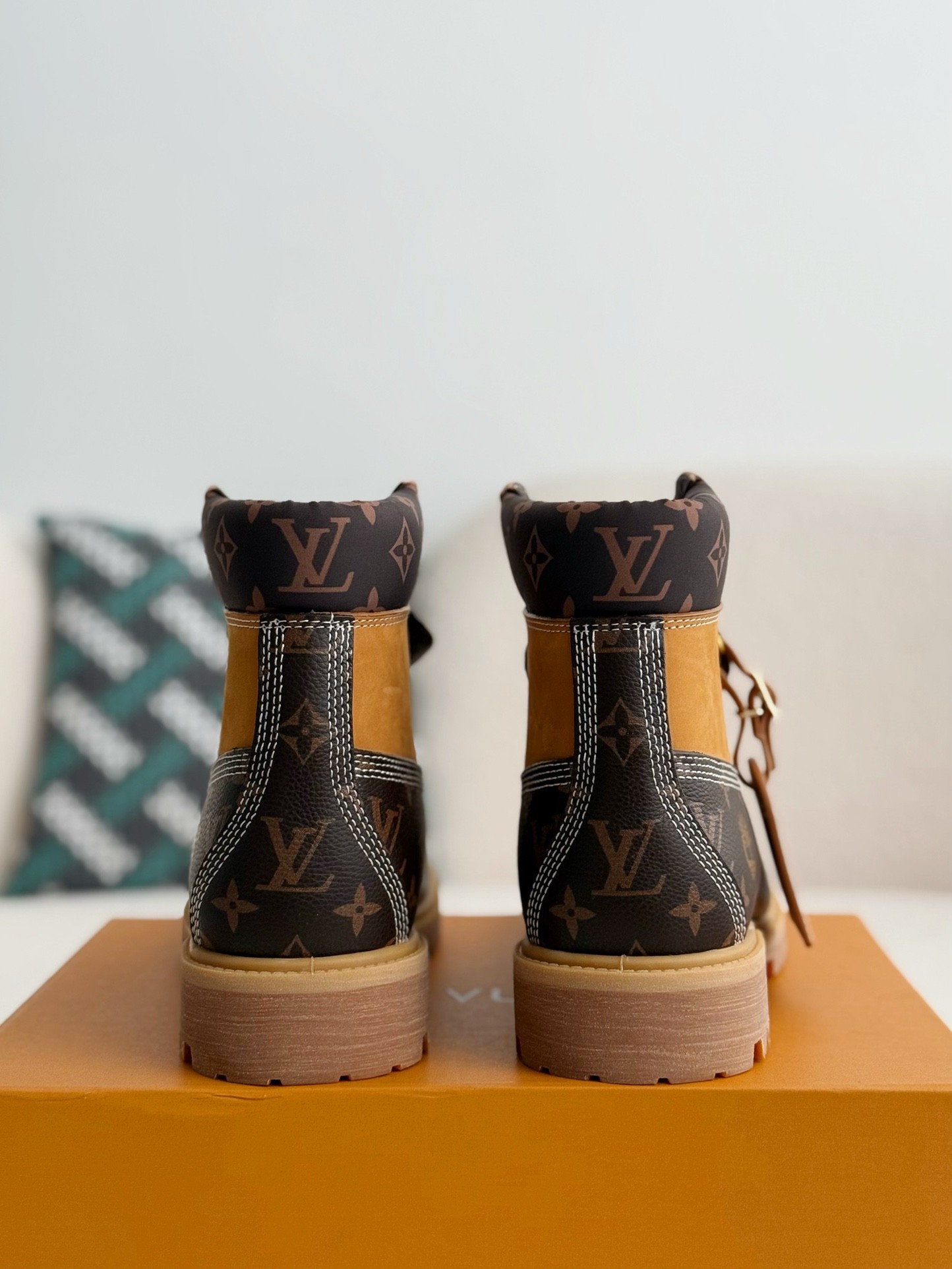「#3804」Louis Vuitton x Timberland boots/Martin boots/boots