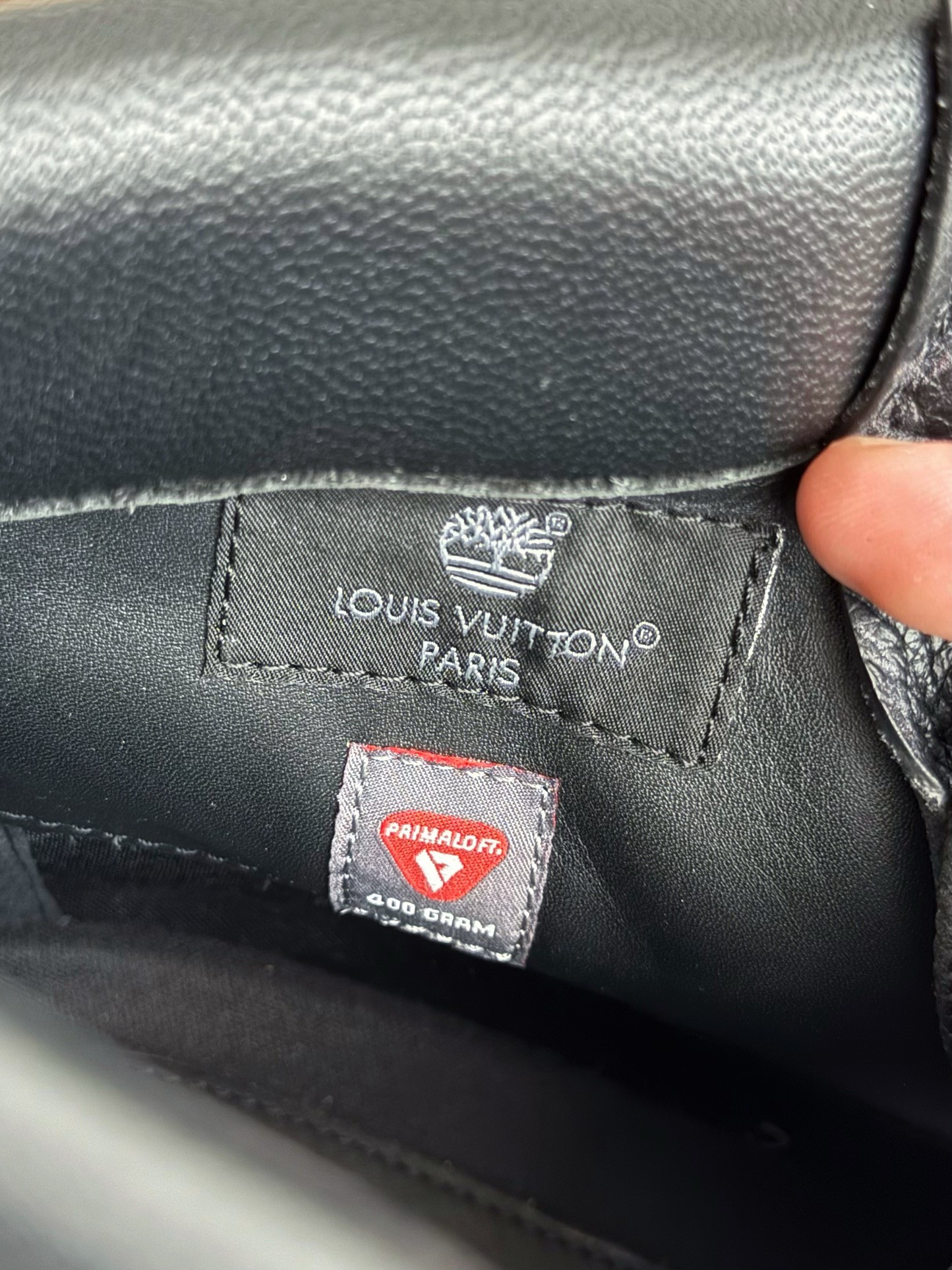 「#3581」louis vuitton & timberland Black boots/Martin boots/boots