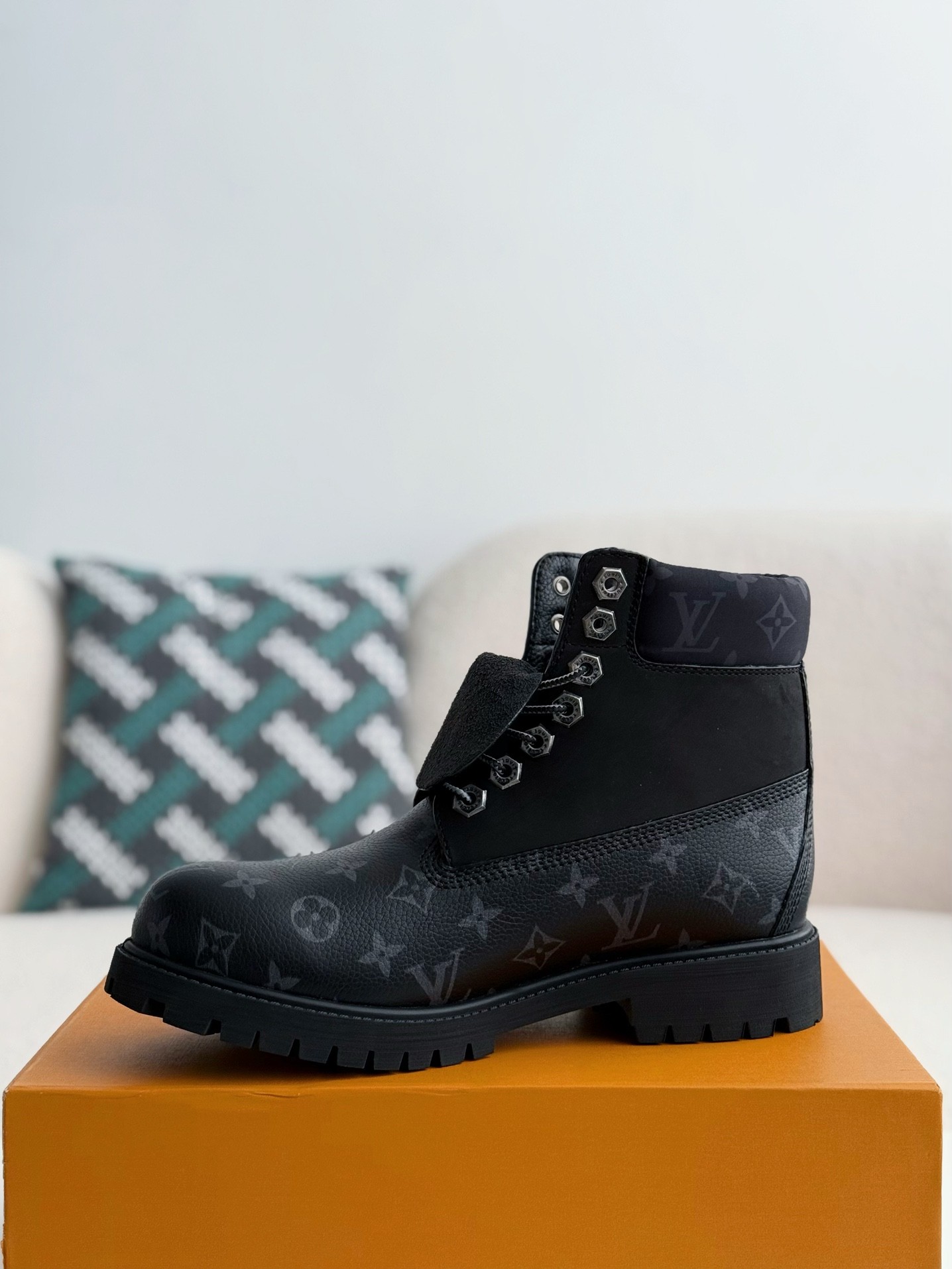 「#3805」Louis Vuitton x Timberland boots/Martin boots/boots
