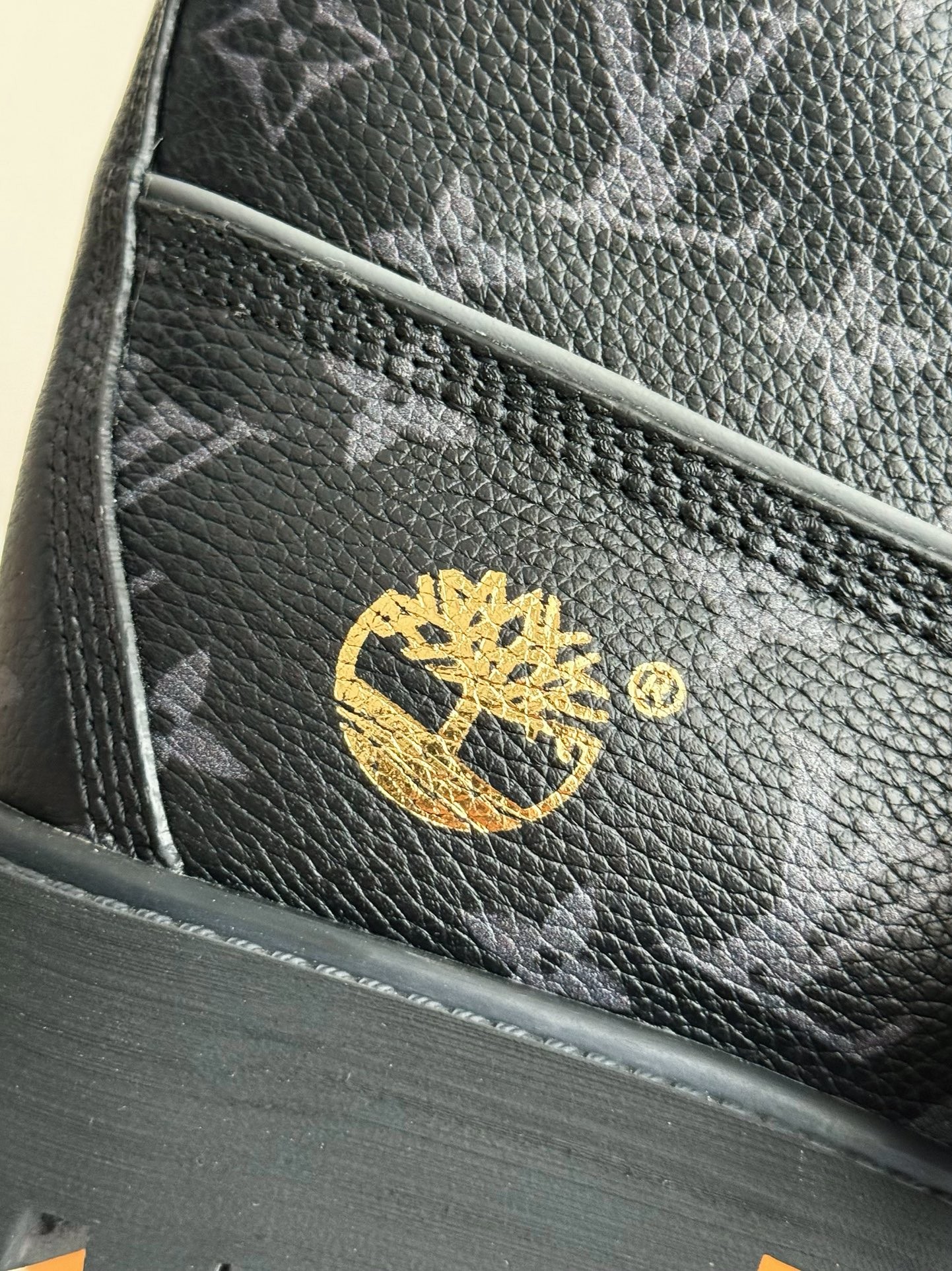 「#3581」louis vuitton & timberland Black boots/Martin boots/boots