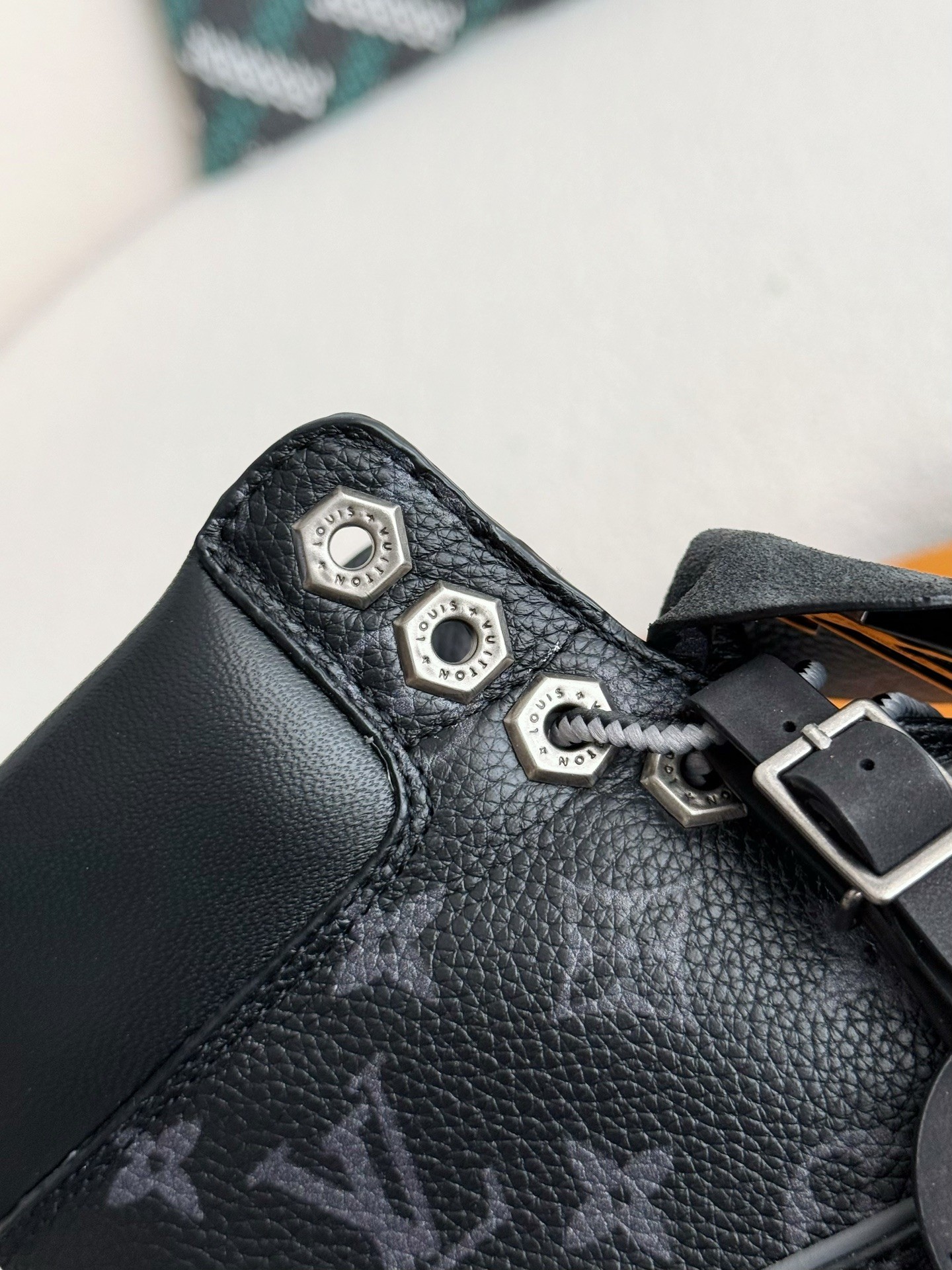 「#3581」louis vuitton & timberland Black boots/Martin boots/boots