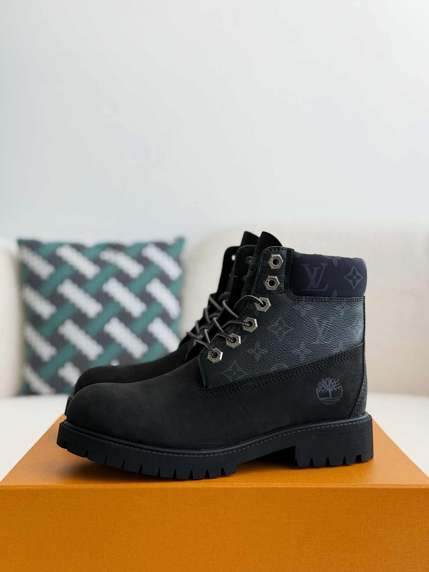 「#3839」Louis Vuitton x Timberland boots/Martin boots/boots