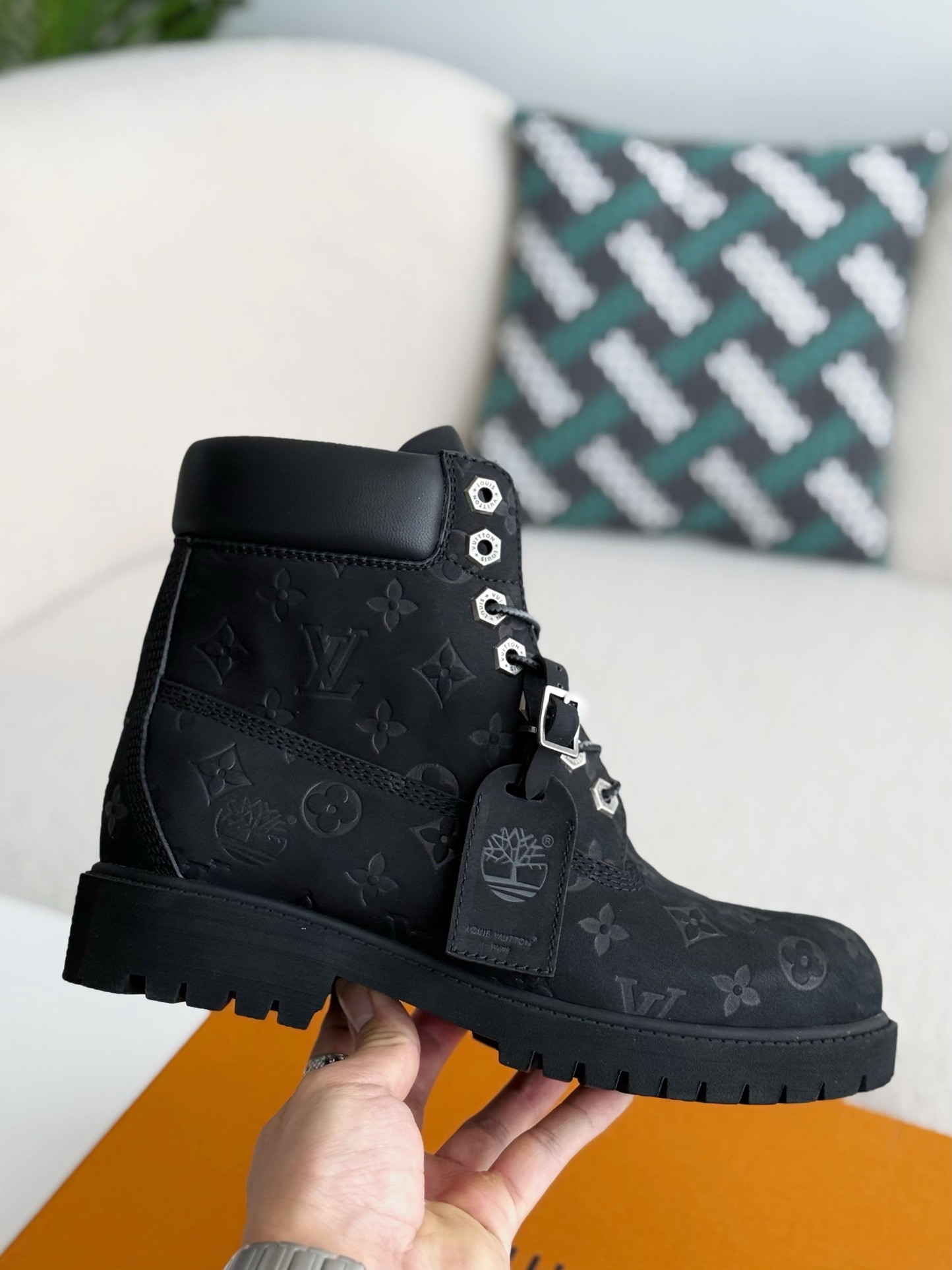「#3803」Louis Vuitton x Timberland boots/Martin boots/boots