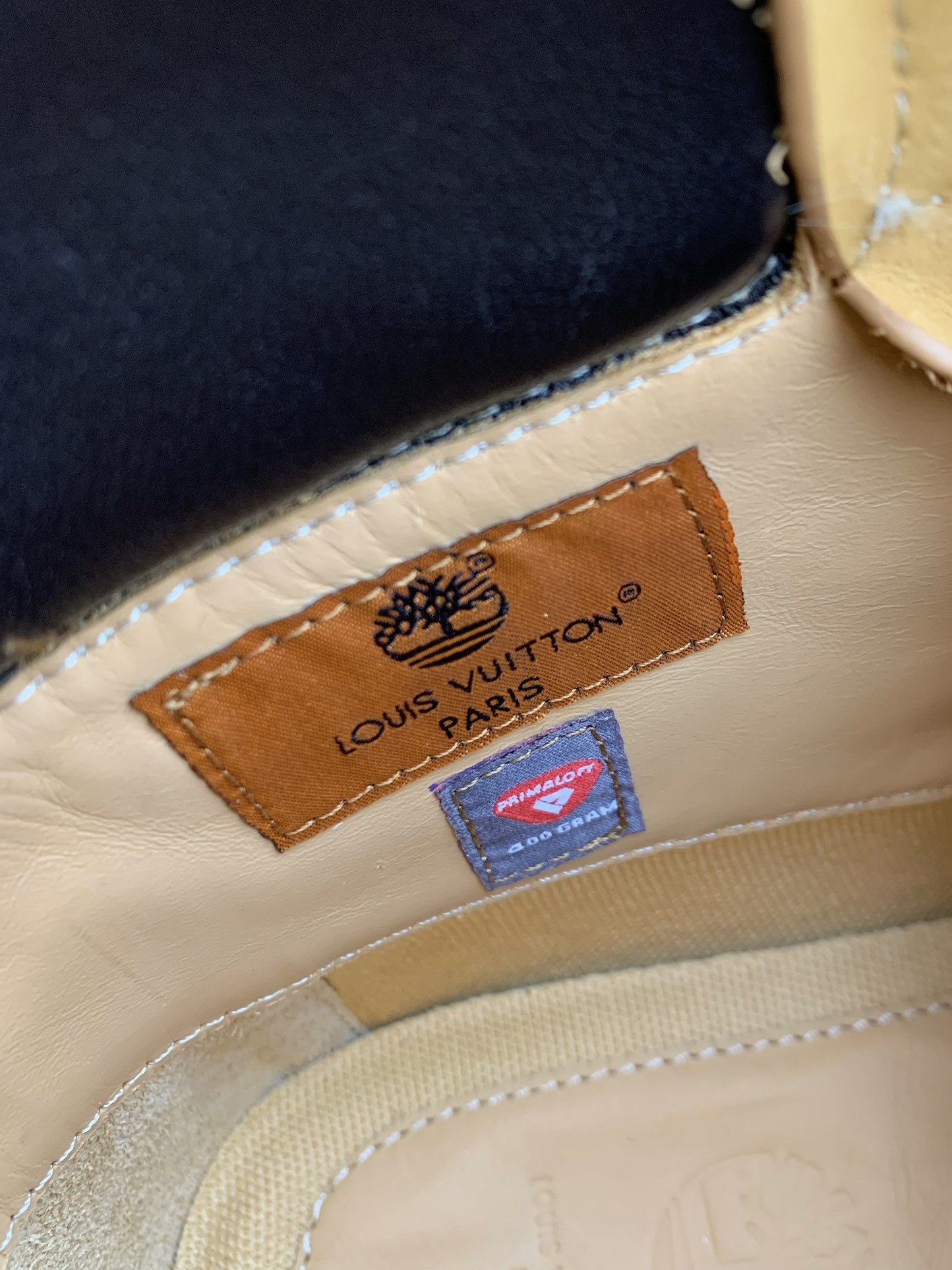 Louis Vuitton x Timberland yellow boots/Martin boots/boots