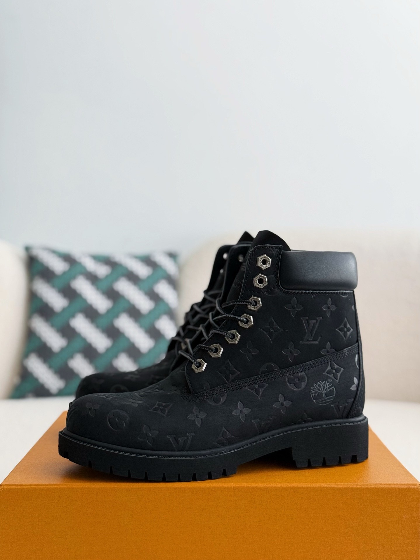 「#3803」Louis Vuitton x Timberland boots/Martin boots/boots