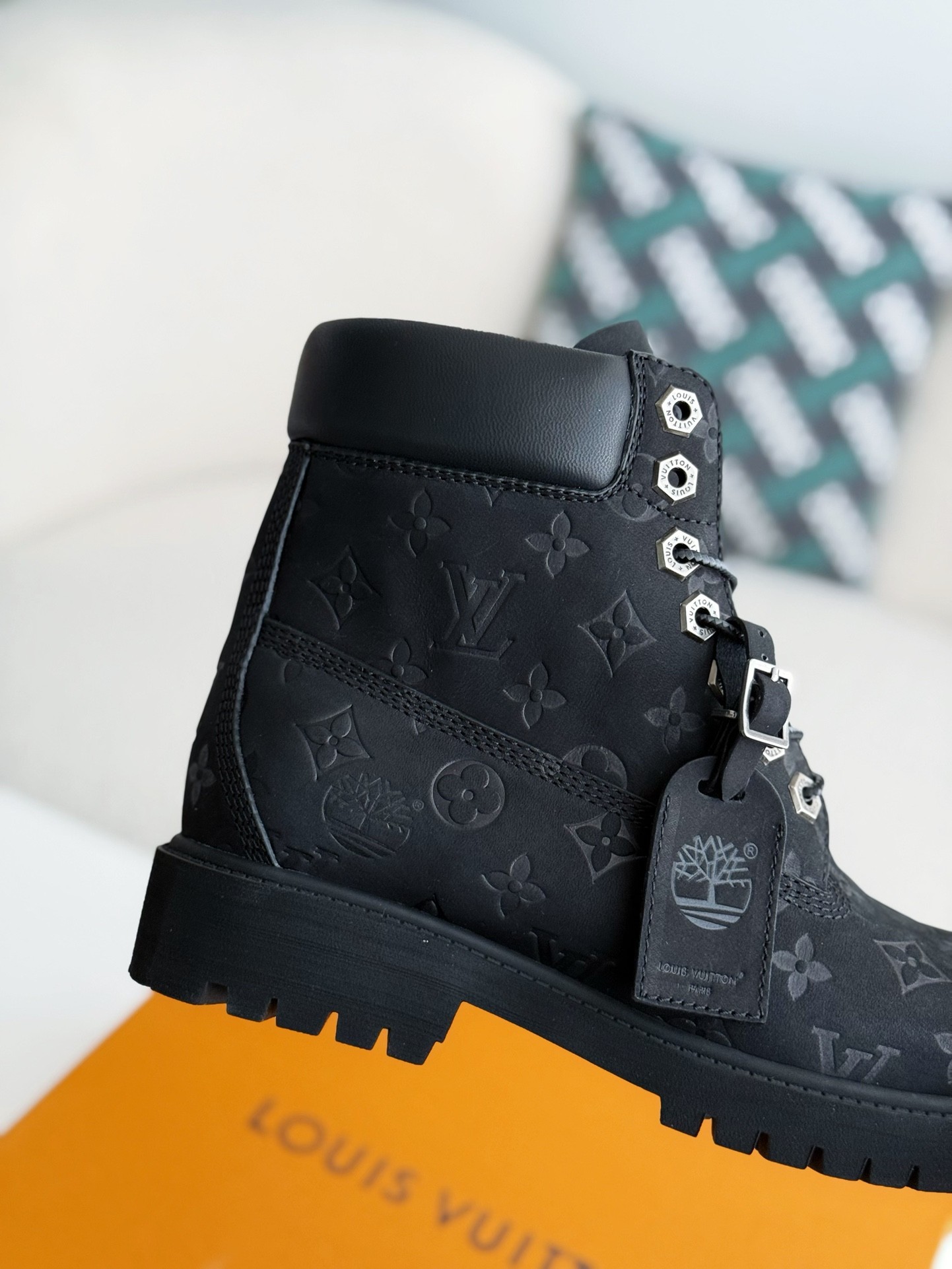 「#3803」Louis Vuitton x Timberland boots/Martin boots/boots