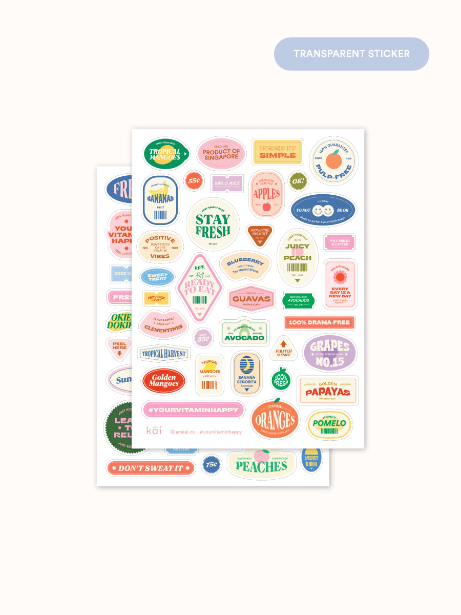 Sticker Pack: Stay Fresh