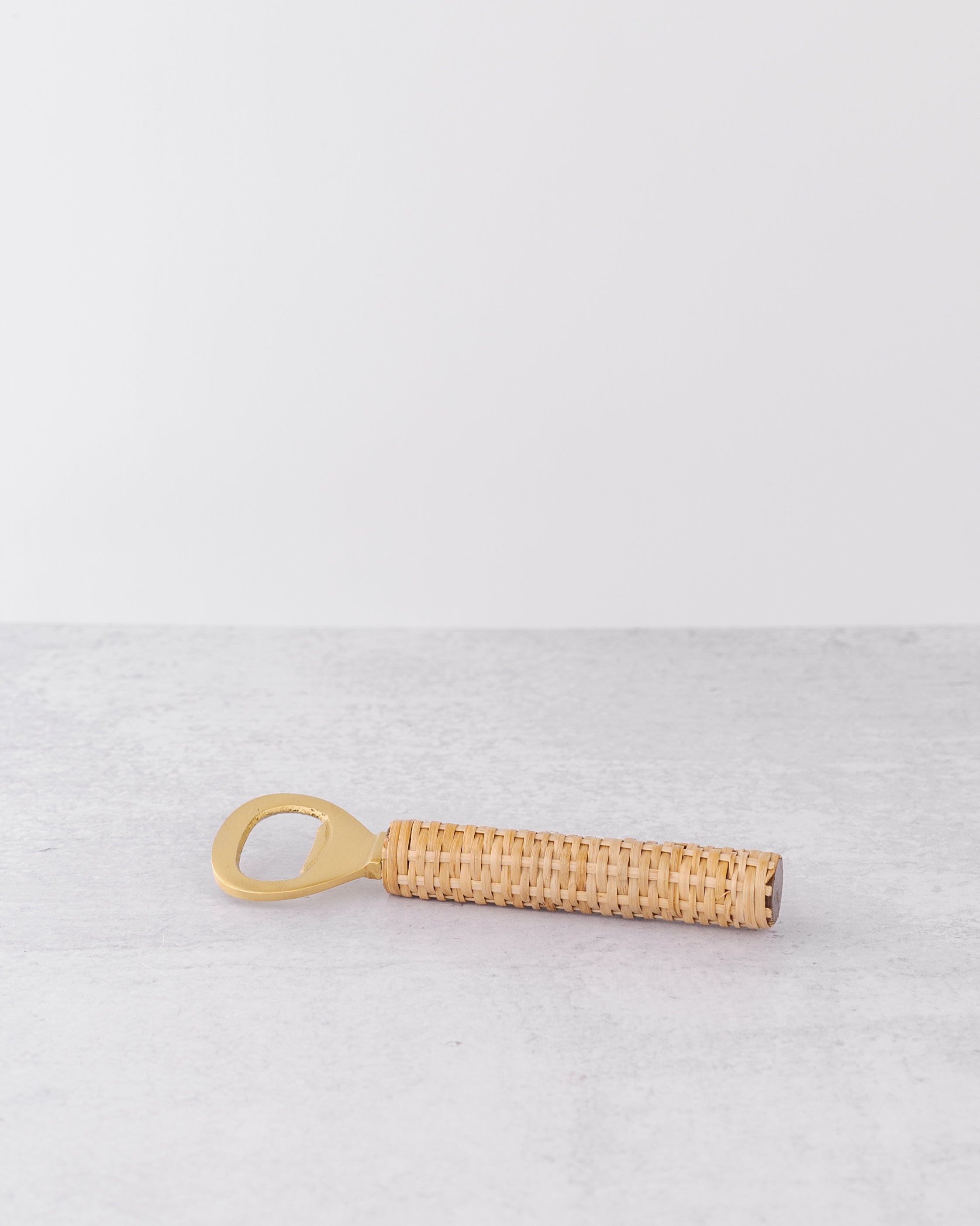 Bamboo & Brass Bottle Opener