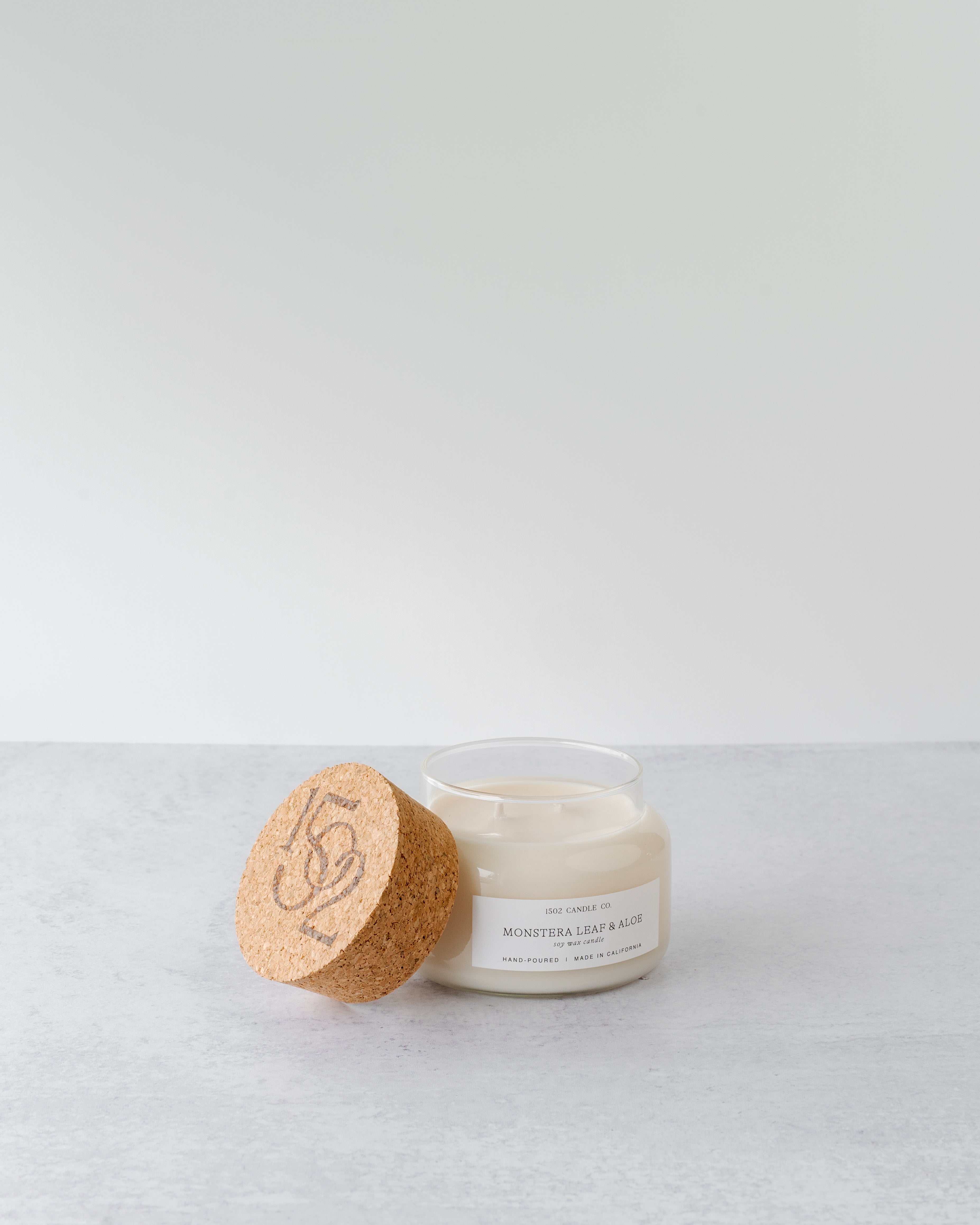 Monstera Leaf & Aloe Candle