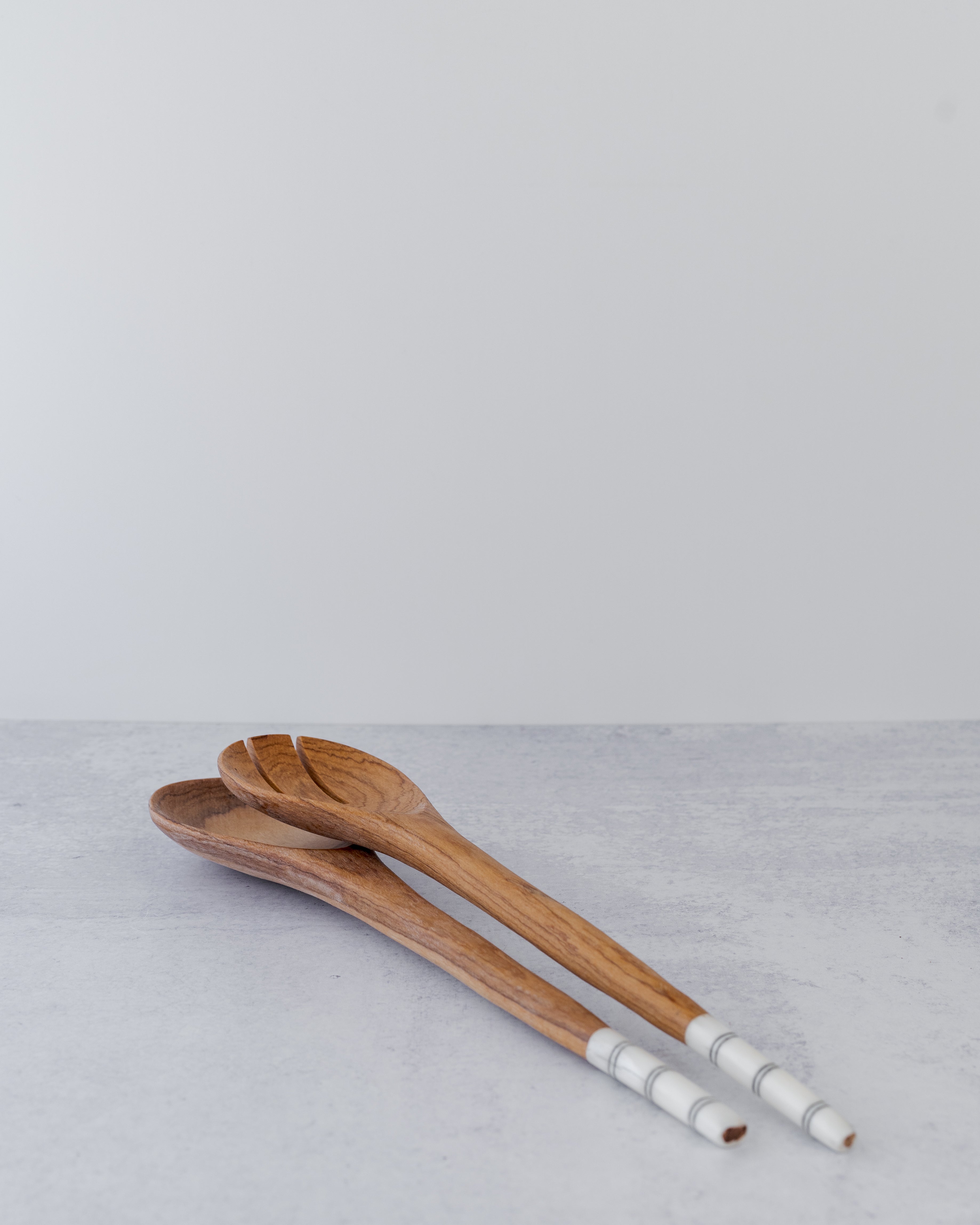 Striped Salad Servers