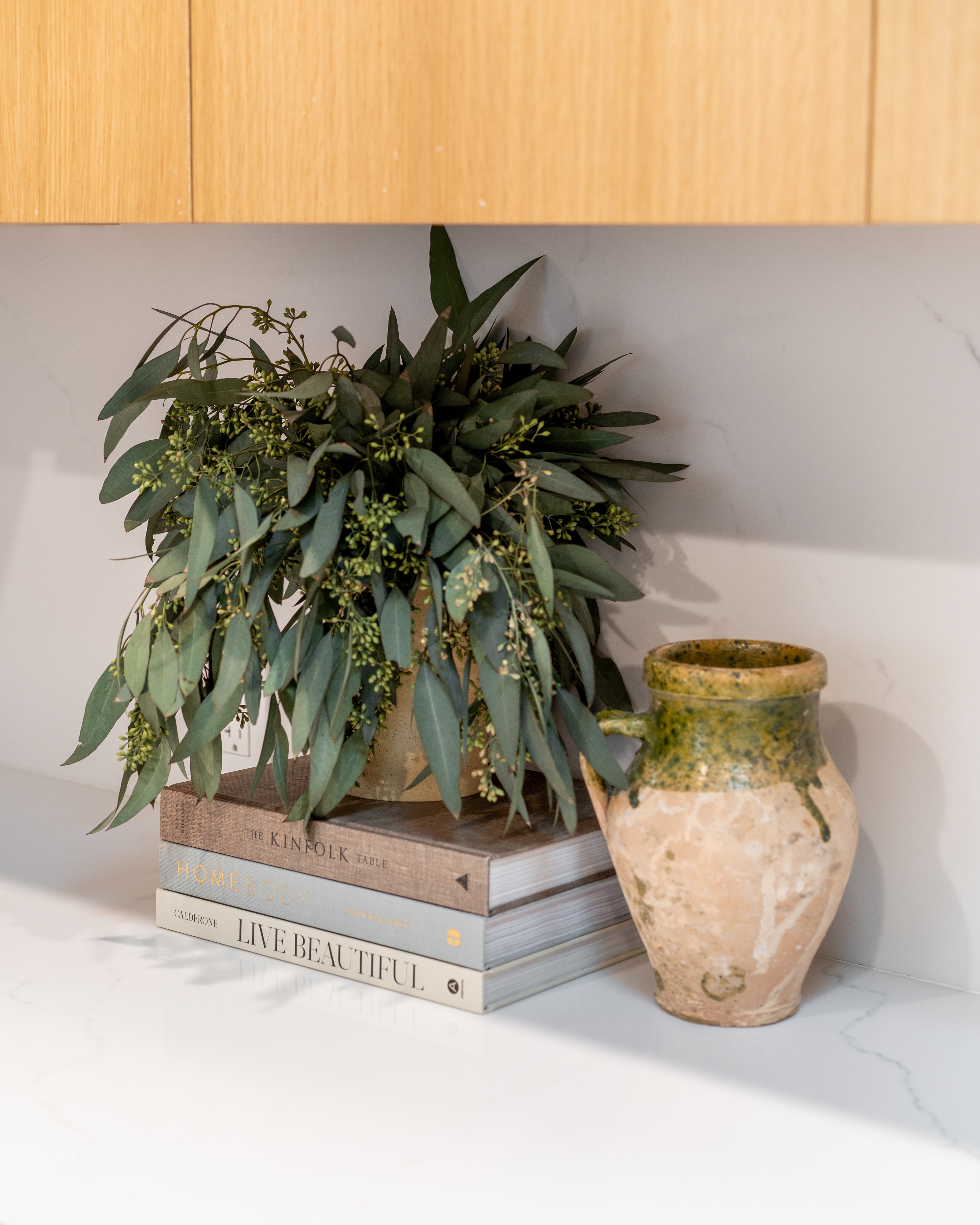 Found Green Amphora Jug