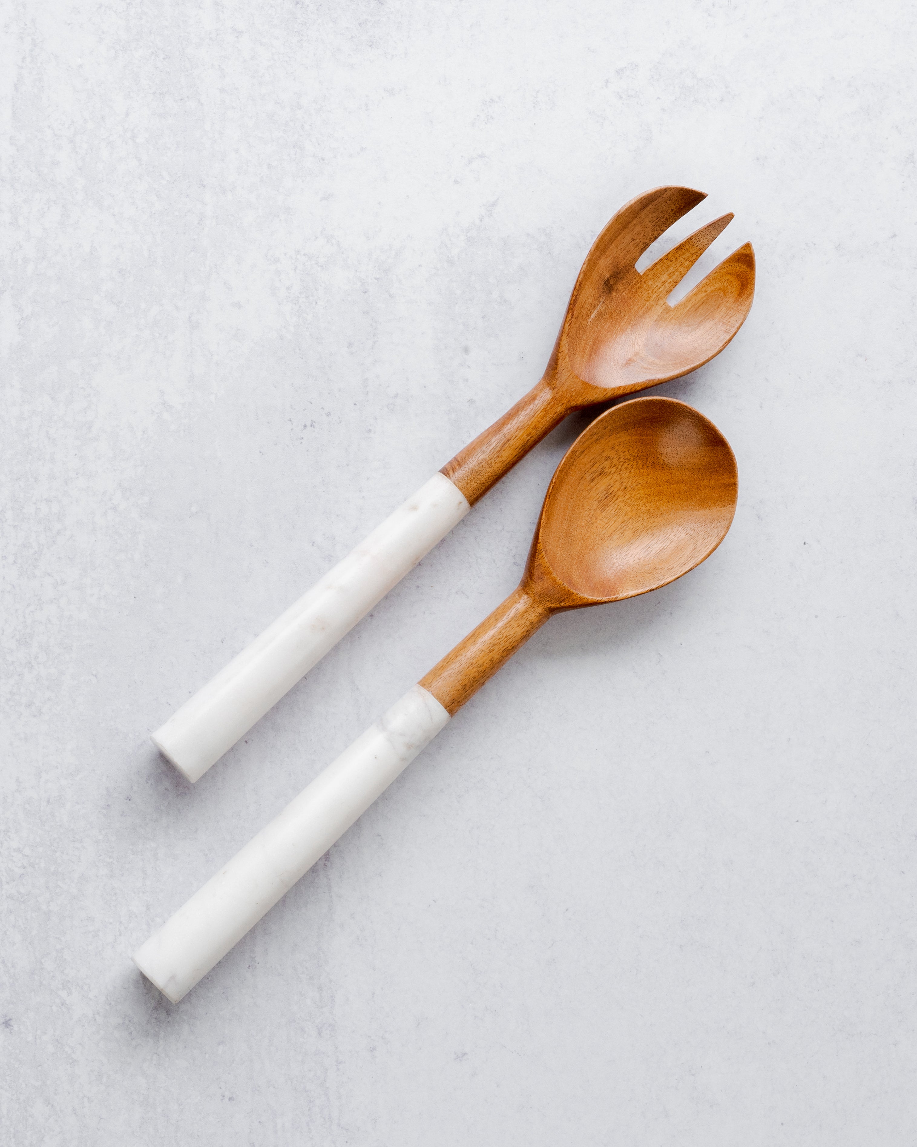 Marble Salad Servers